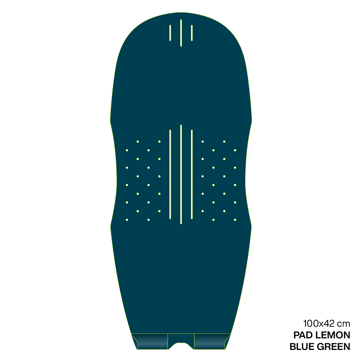 GONG | Eva Lemon Wingfoil Brushed Pad Shape