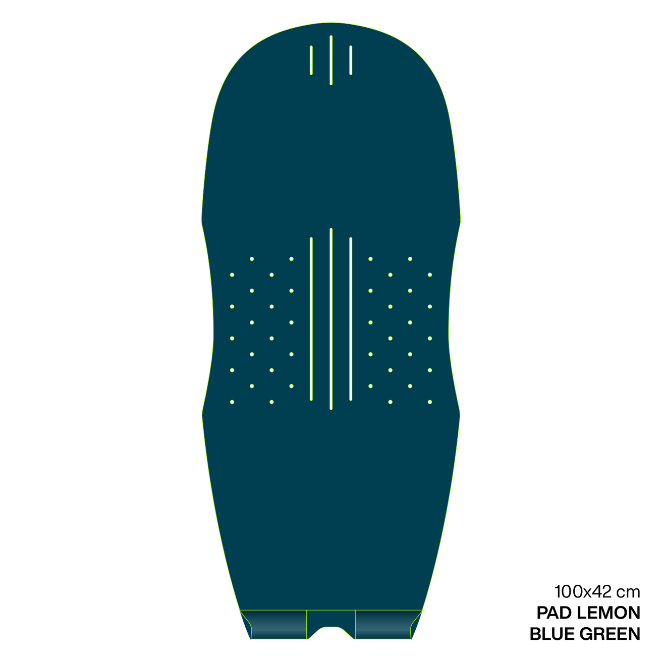 GONG | Eva Wingfoil Brushed Pad Shape Lemon