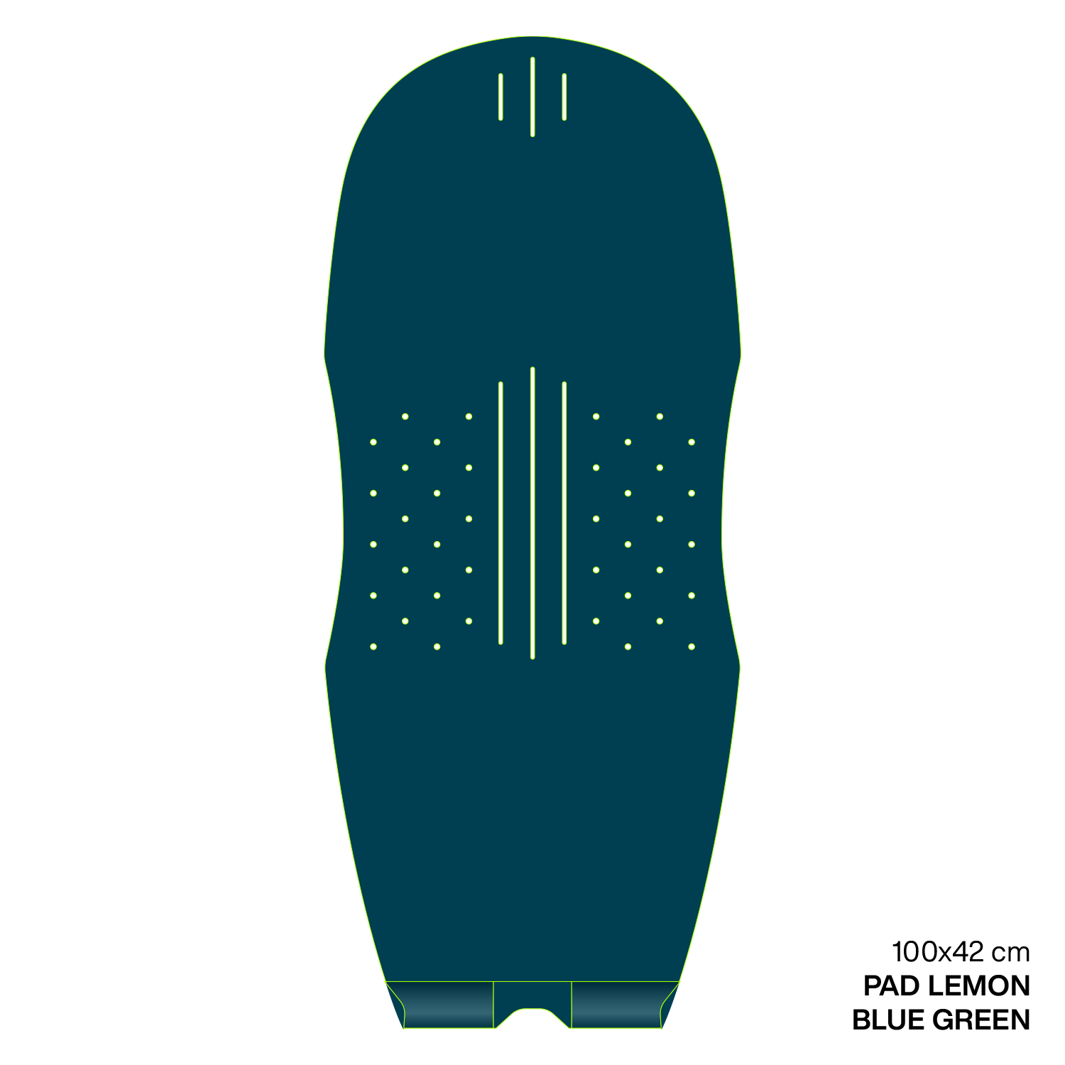 GONG | Eva Lemon Wingfoil Brushed Pad Shape