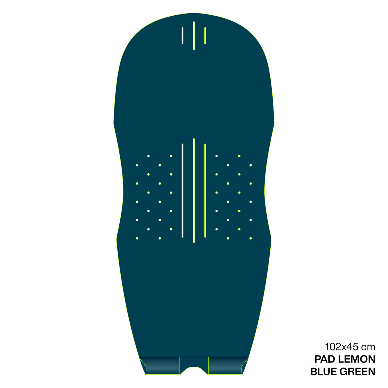 GONG | Eva Wingfoil Brushed Pad Shape Lemon