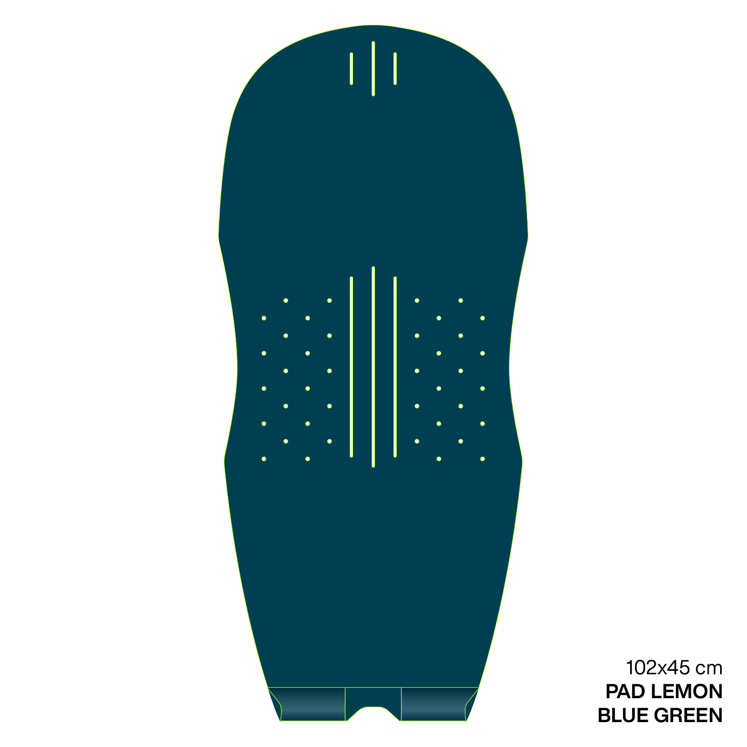 GONG | Eva Lemon Wingfoil Brushed Pad Shape