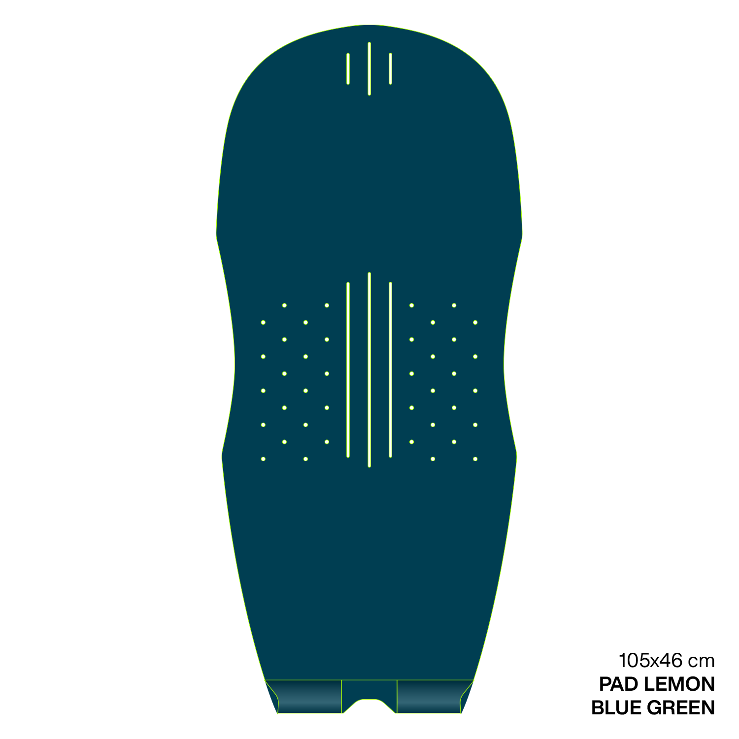 GONG | Eva Lemon Wingfoil Brushed Pad Shape