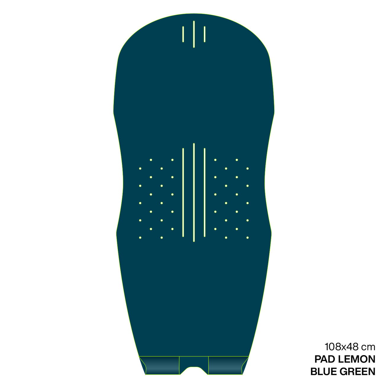 GONG | Eva Wingfoil Brushed Pad Shape Lemon