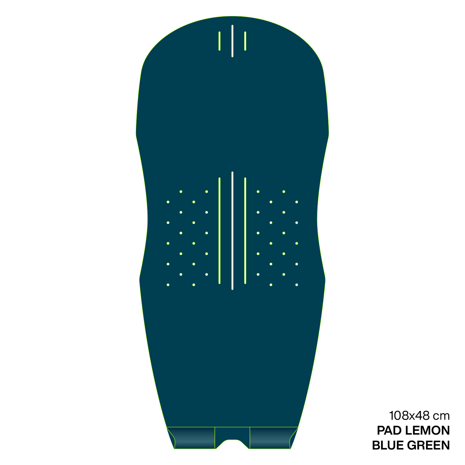 GONG | Eva Lemon Wingfoil Brushed Pad Shape