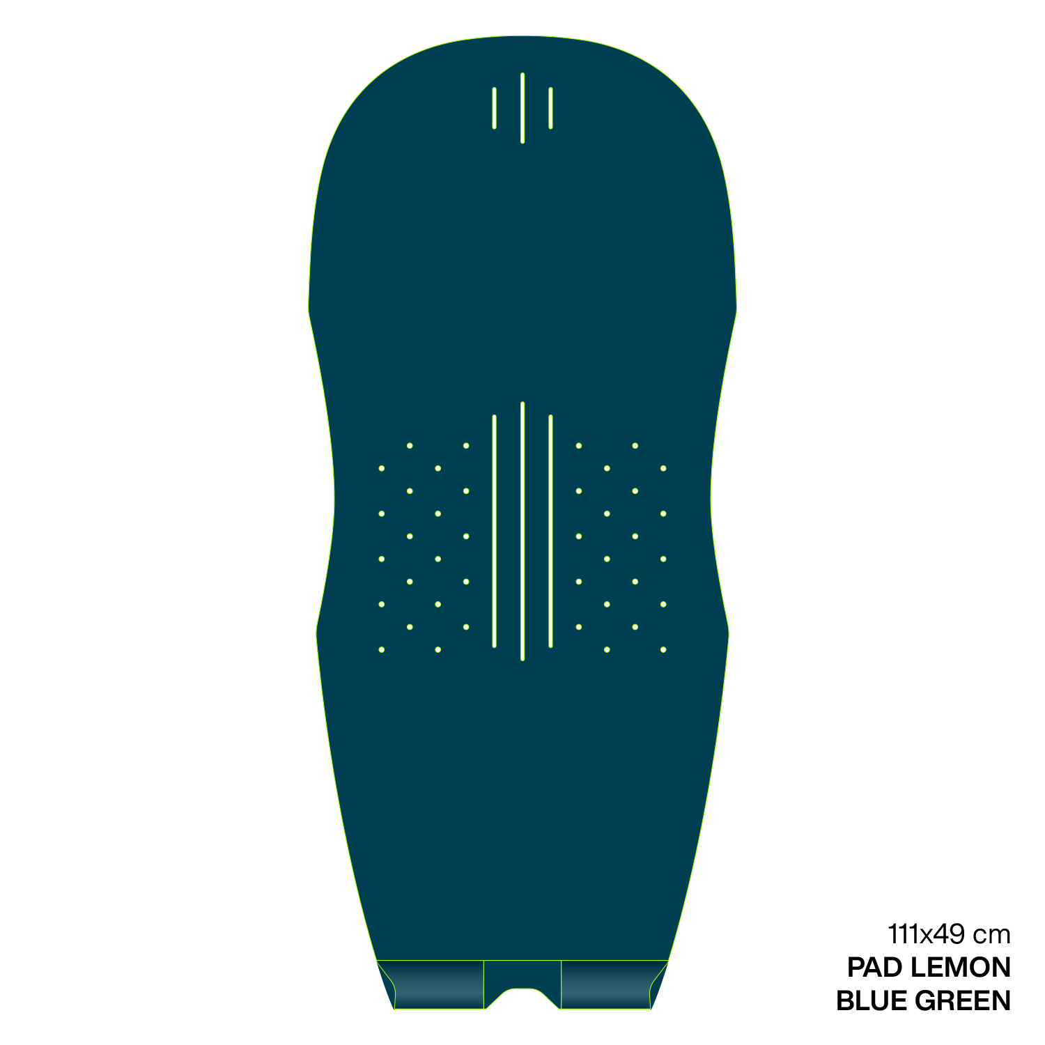 GONG | Eva Lemon Wingfoil Brushed Pad Shape