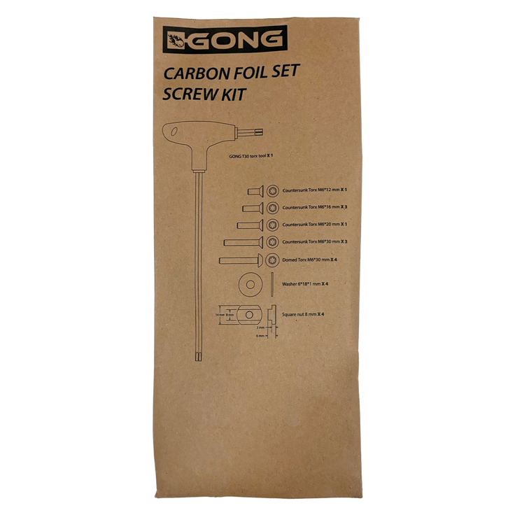 GONG | V2 Carbon Foil Screw Kit
