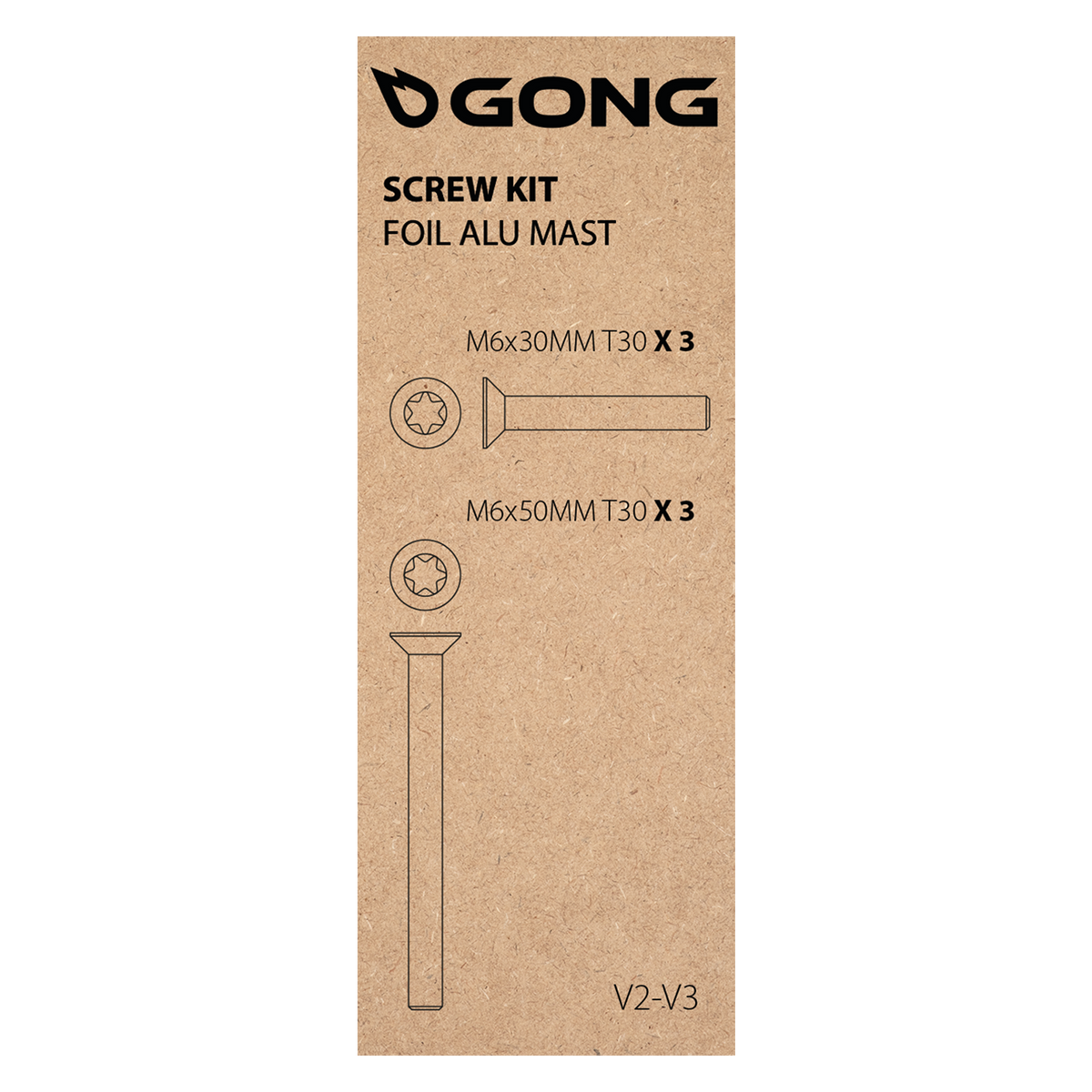 GONG | Screw Kit Alu Mast V2/V3
