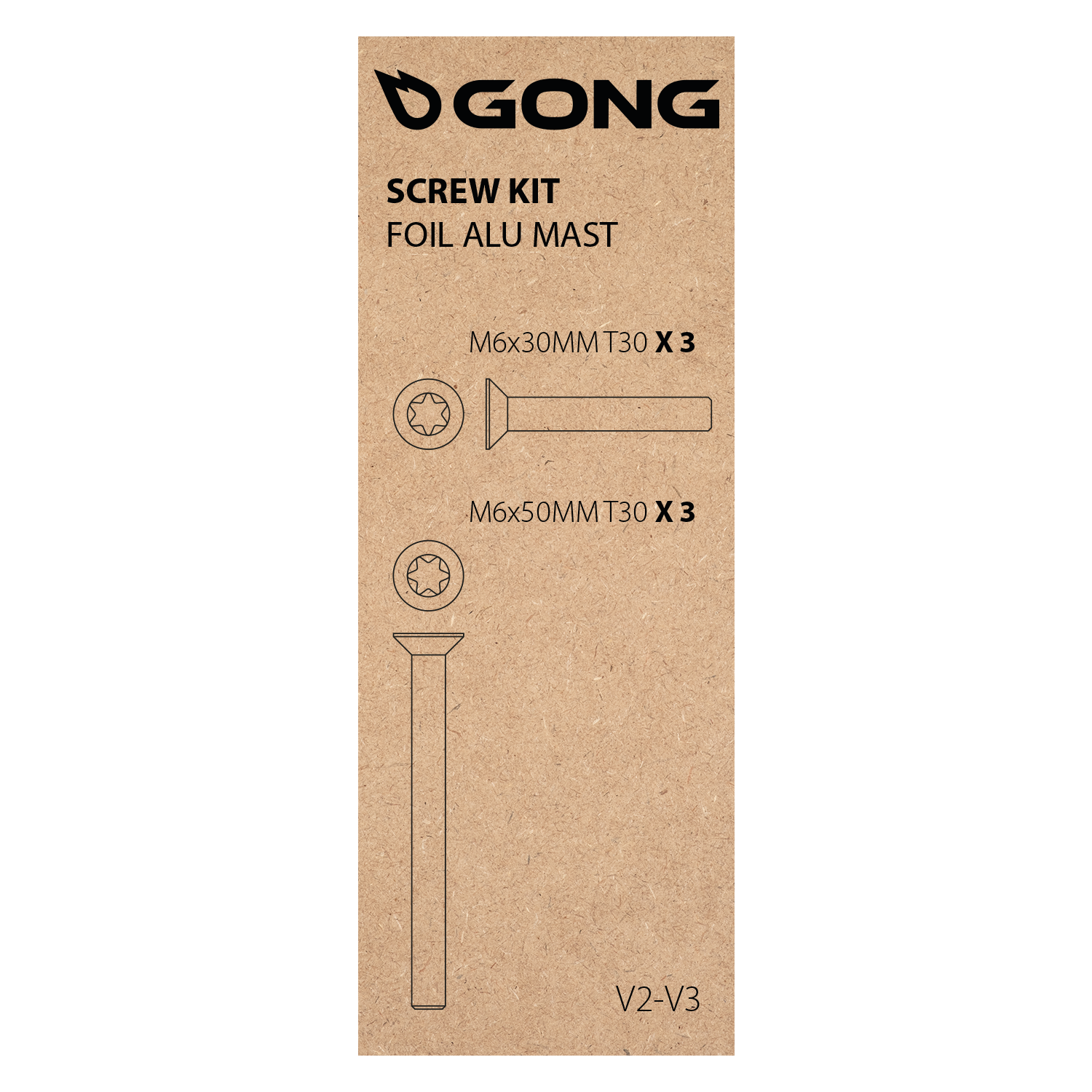 GONG | Screw Kit Alu Mast V2/V3