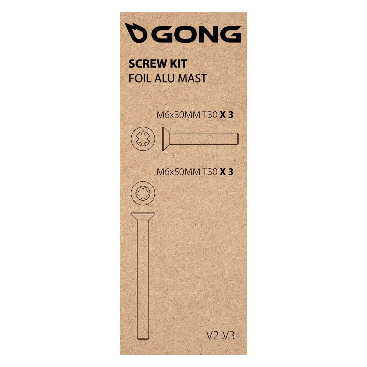 GONG | Screw Kit Alu Mast V2/V3