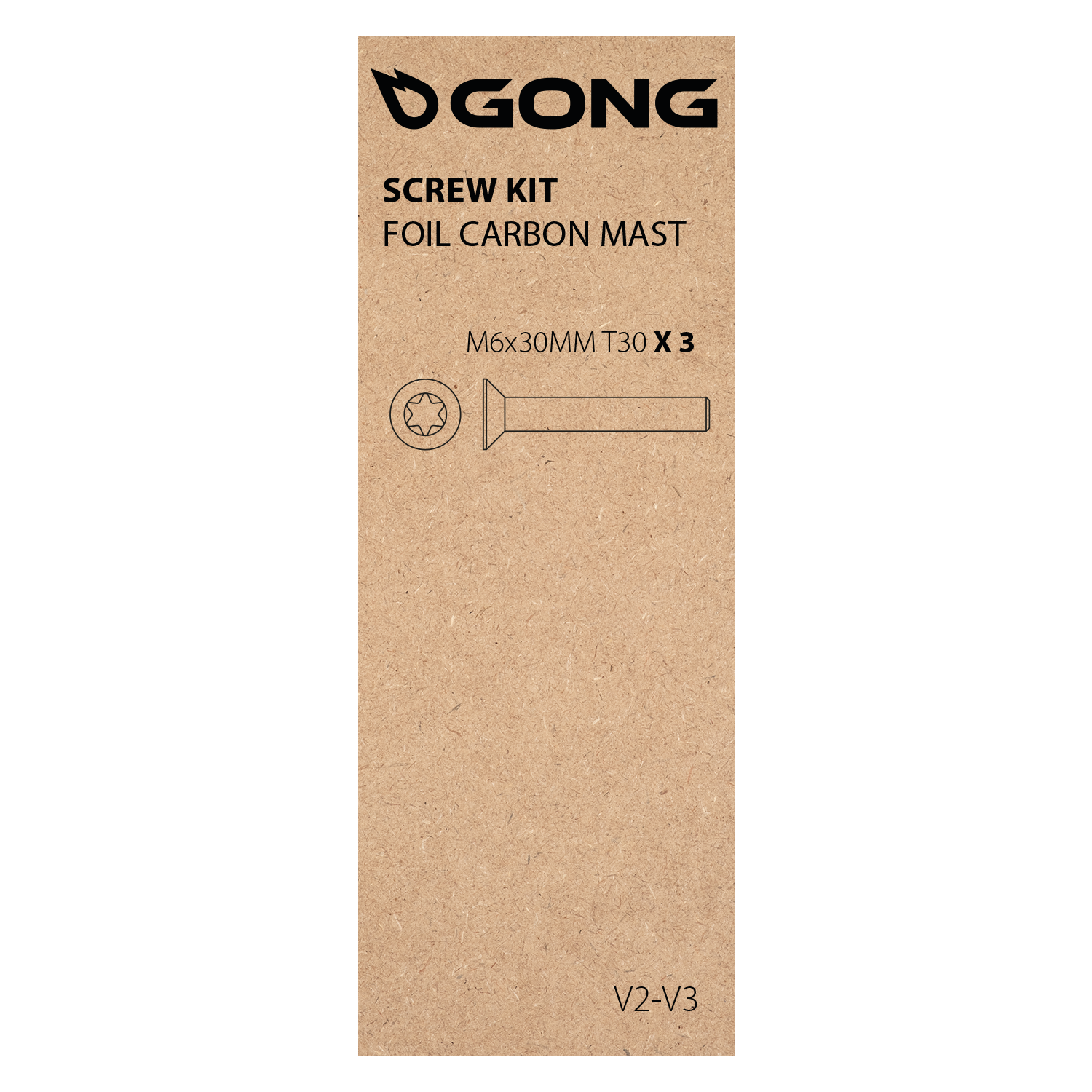 GONG | Screw Kit Carbon Mast V2/V3