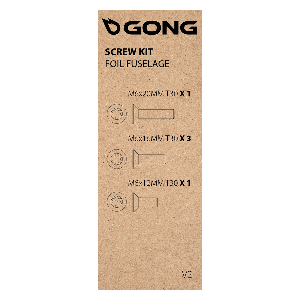 GONG | Screw Kit Front Wing and Stab V2