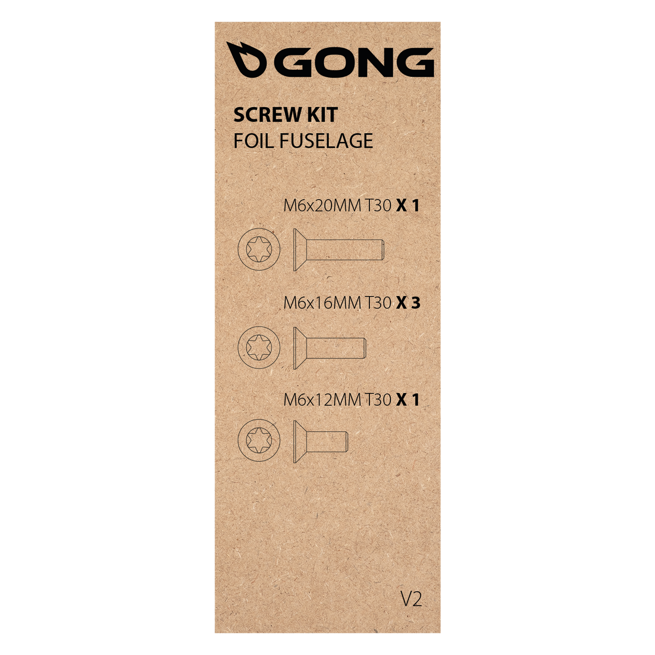 GONG | Screw Kit Front Wing and Stab V2