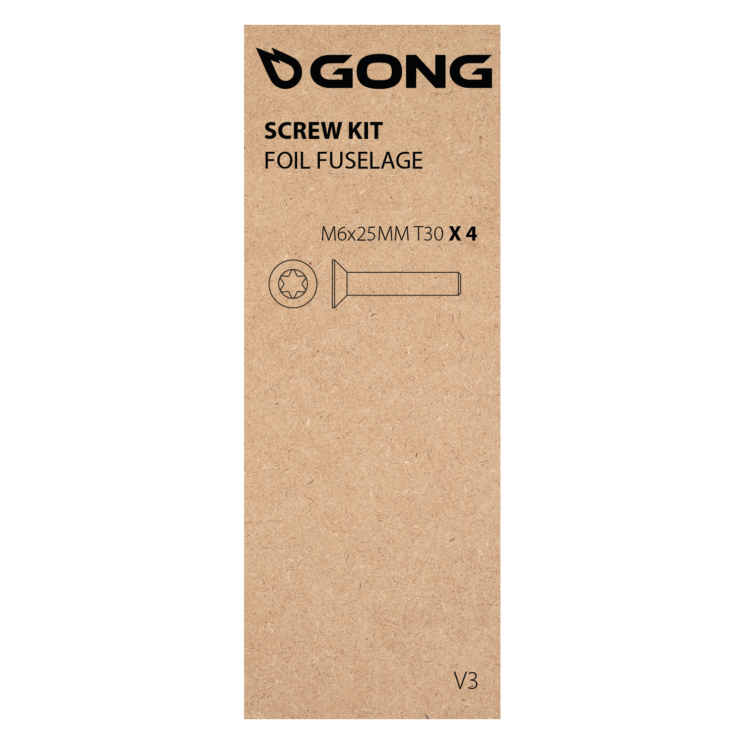 GONG | Screw Kit Front Wing and Stab V3