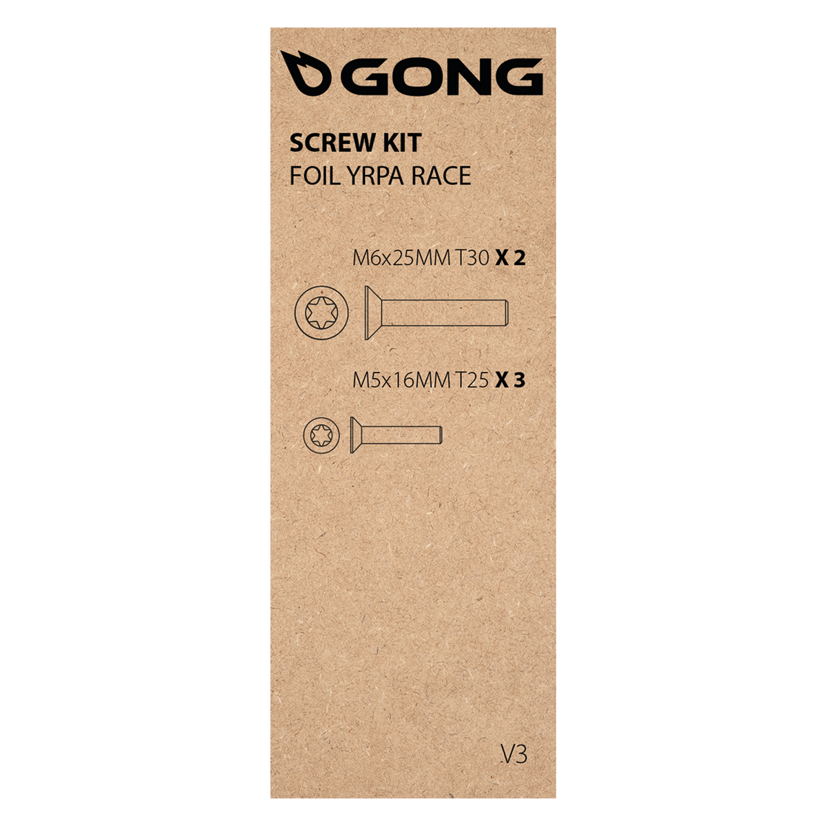GONG | Screw Kit Ypra Race Foil V3