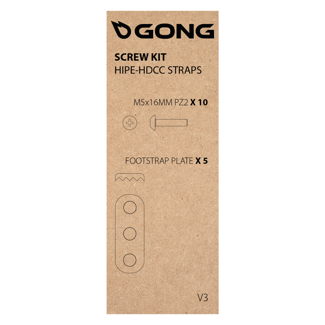 GONG | Screw Kit HDCC and HIPE Strap