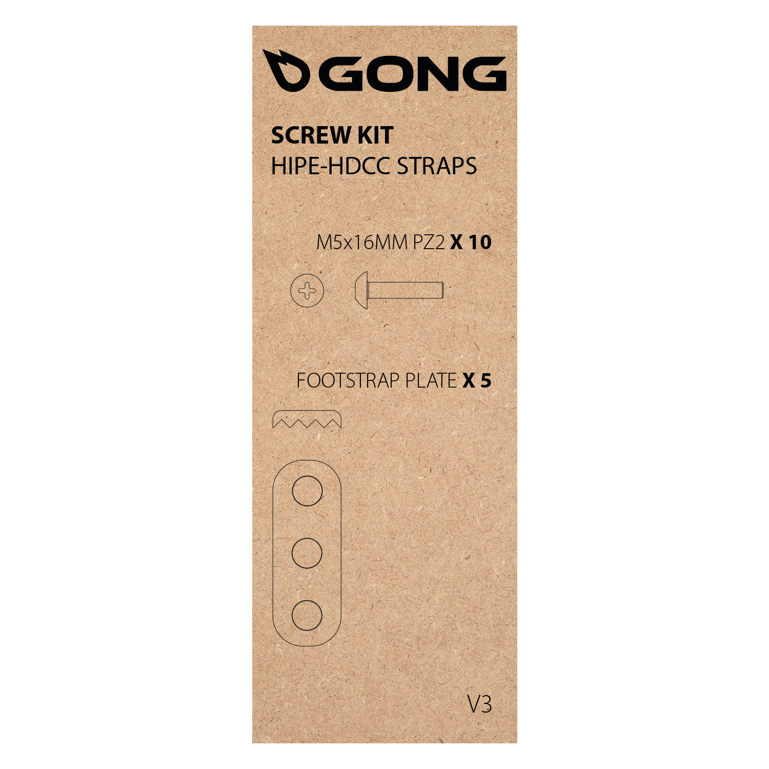 GONG | Screw Kit HDCC and HIPE Strap