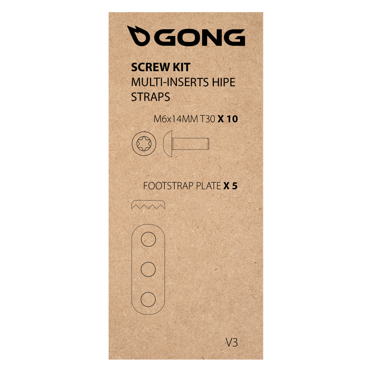 GONG | Screw Kit HIPE Multi-insert Strap