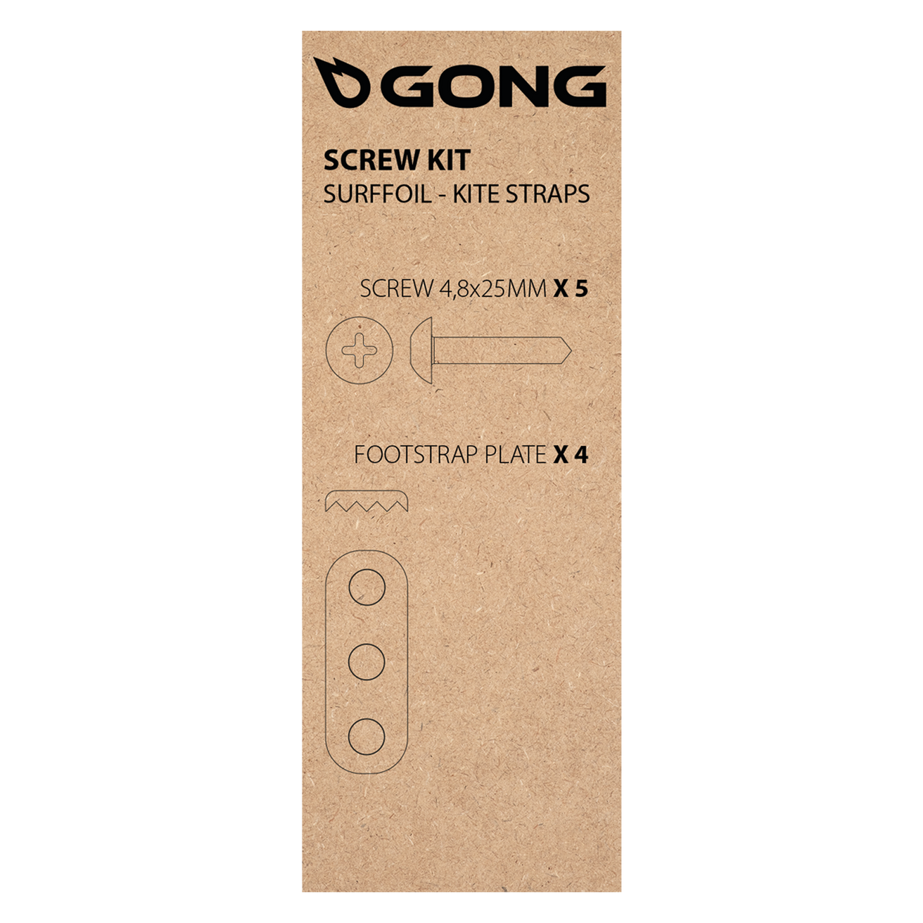 GONG | Screw Kit Kite and Surf foil Strap