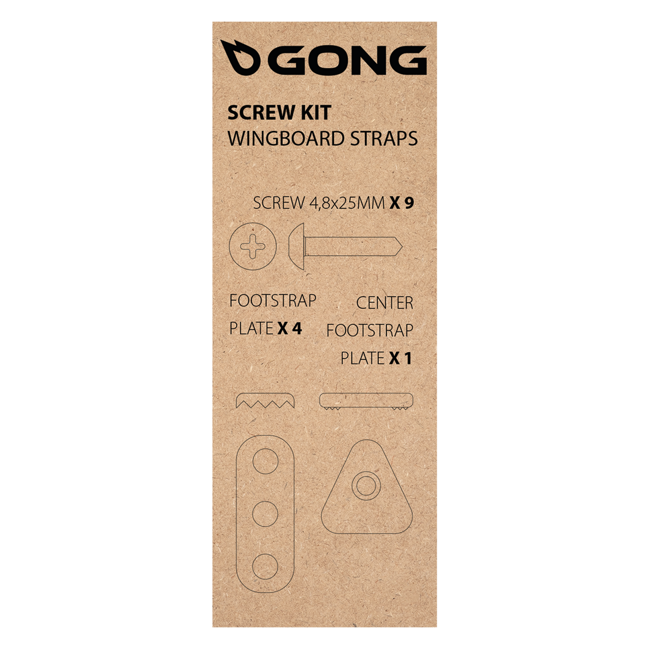 GONG | Screw Kit V Strap