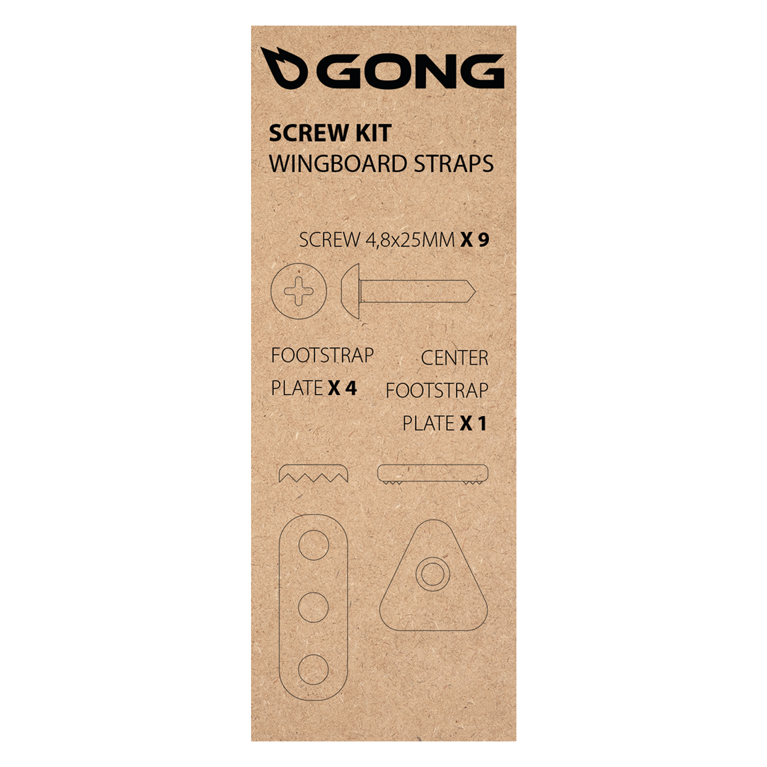 GONG | Screw Kit V Strap