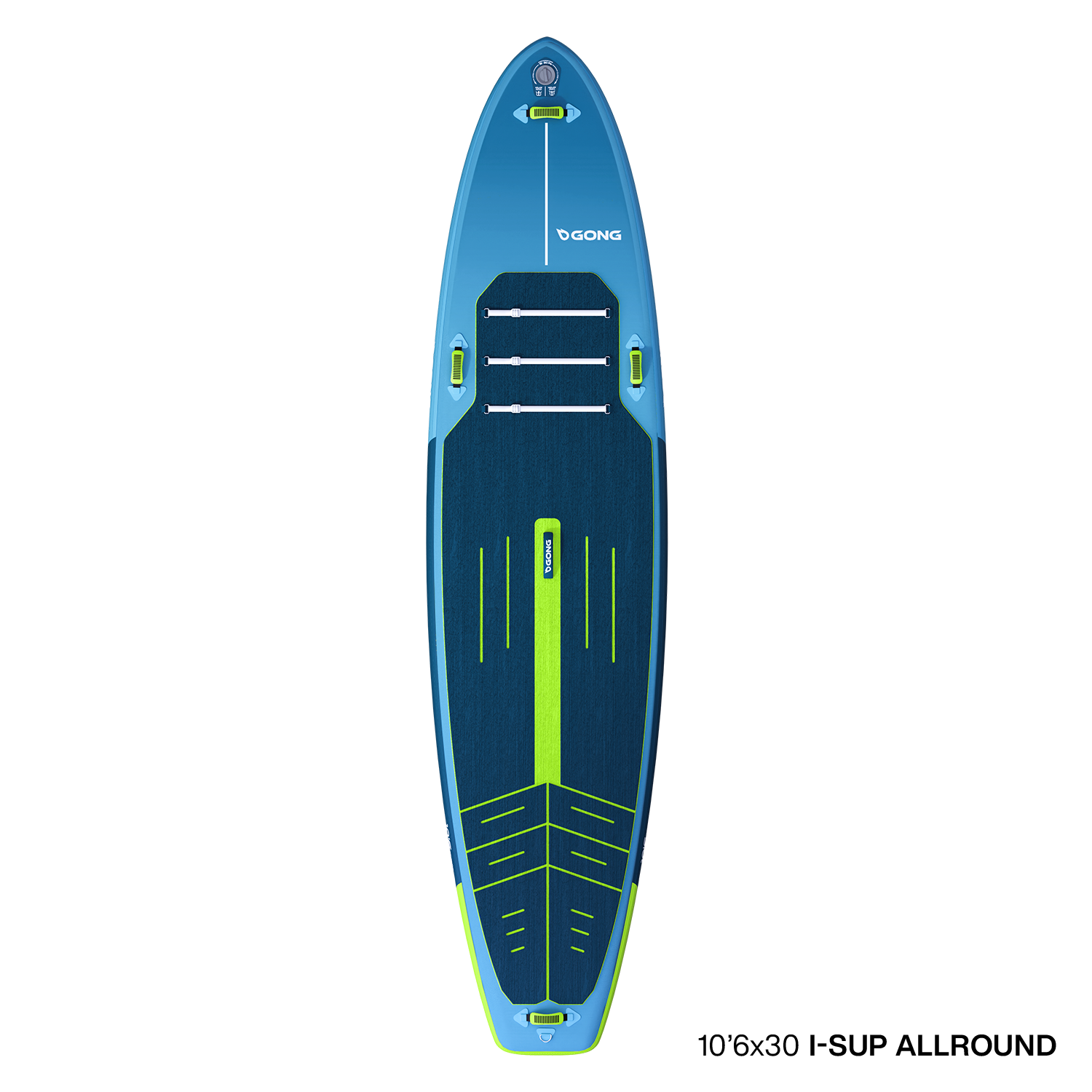 I-SUP Inflatable Allround - 10'6 Navy / Green Second Hand 12006