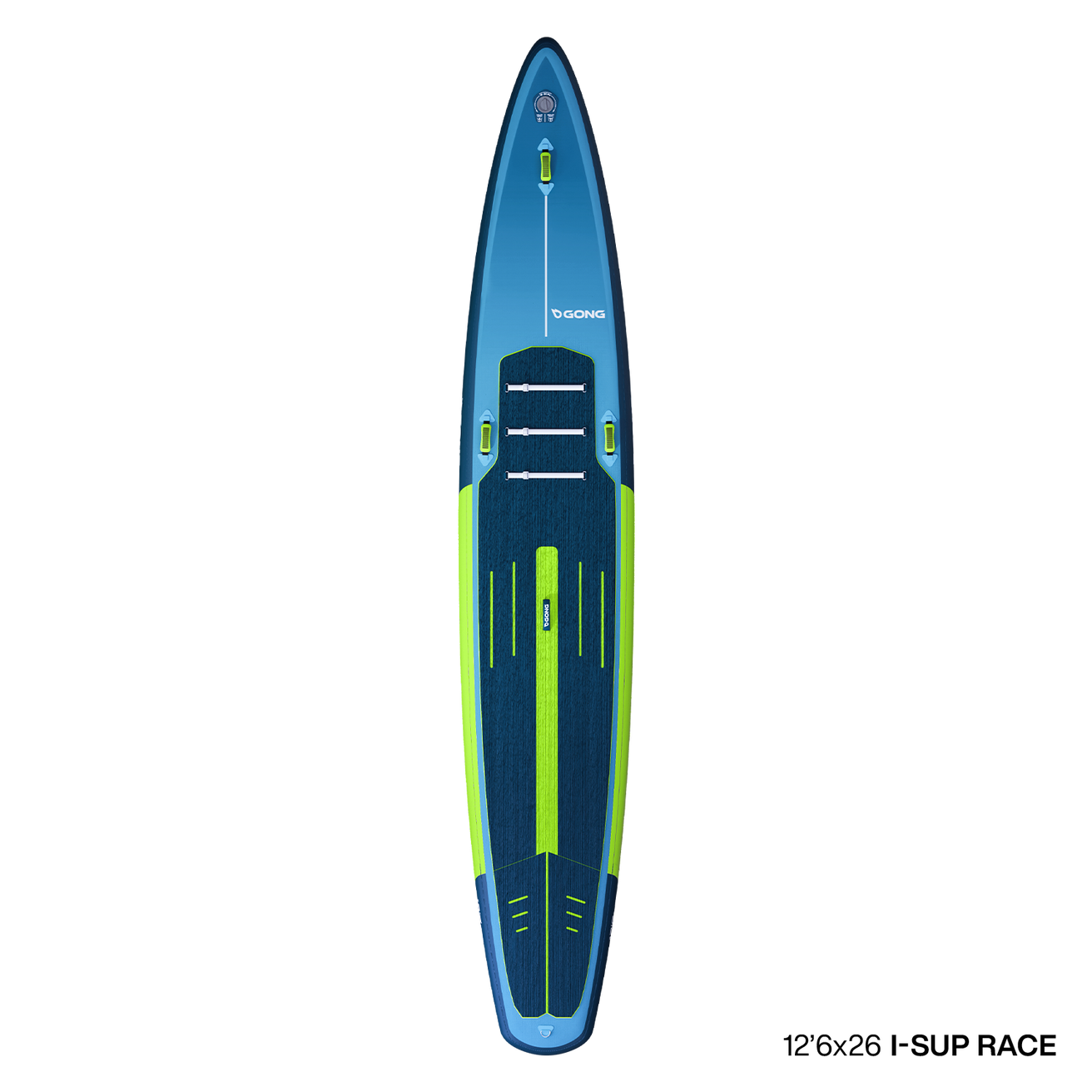 I-SUP Inflatable 12'6 Race - M Navy / Green Occasion 13771