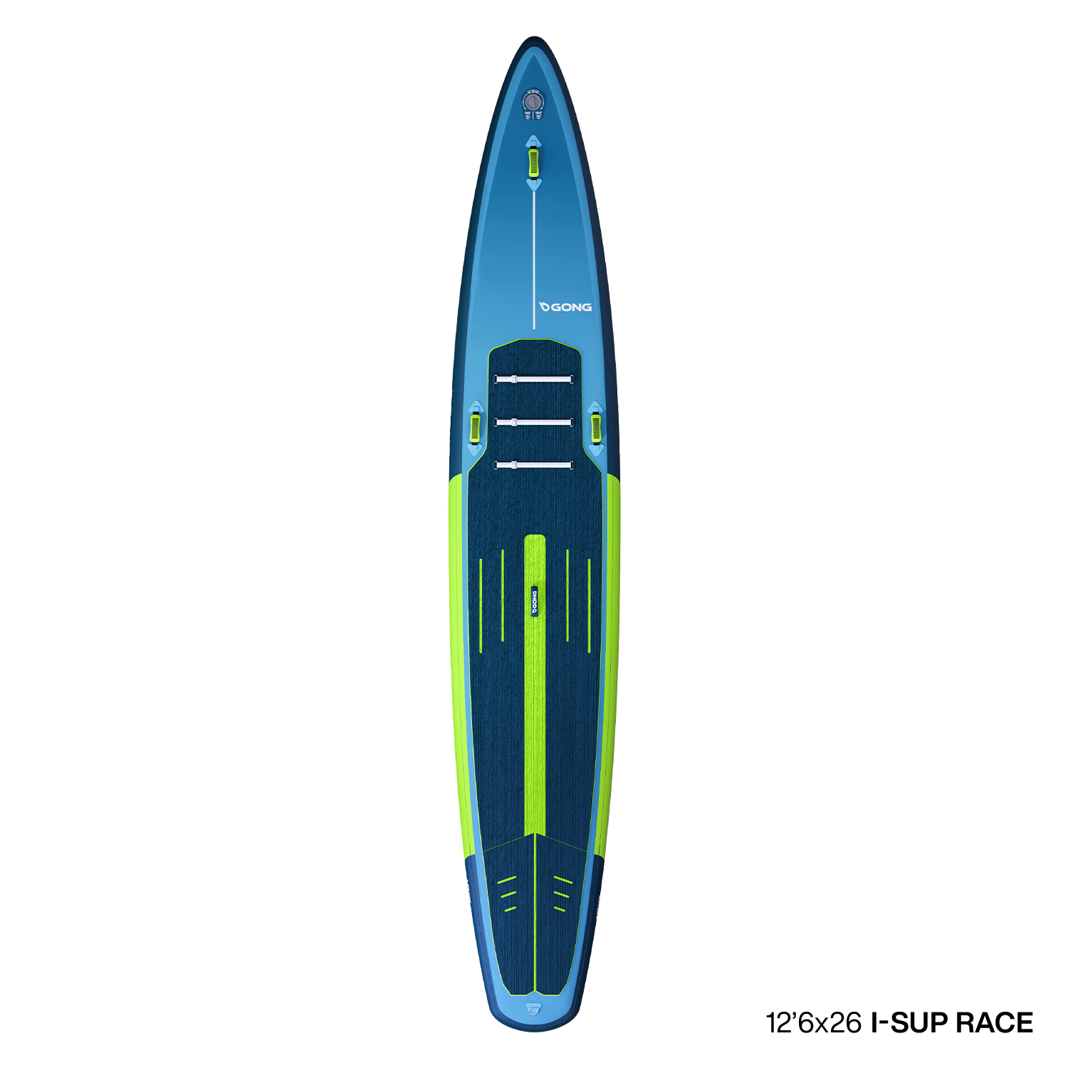 I-SUP Inflatable 12'6 Race - M Navy / Green Occasion 13771