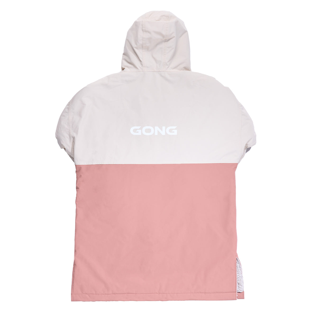 GONG | Poncho Imperméable Rose / Crème