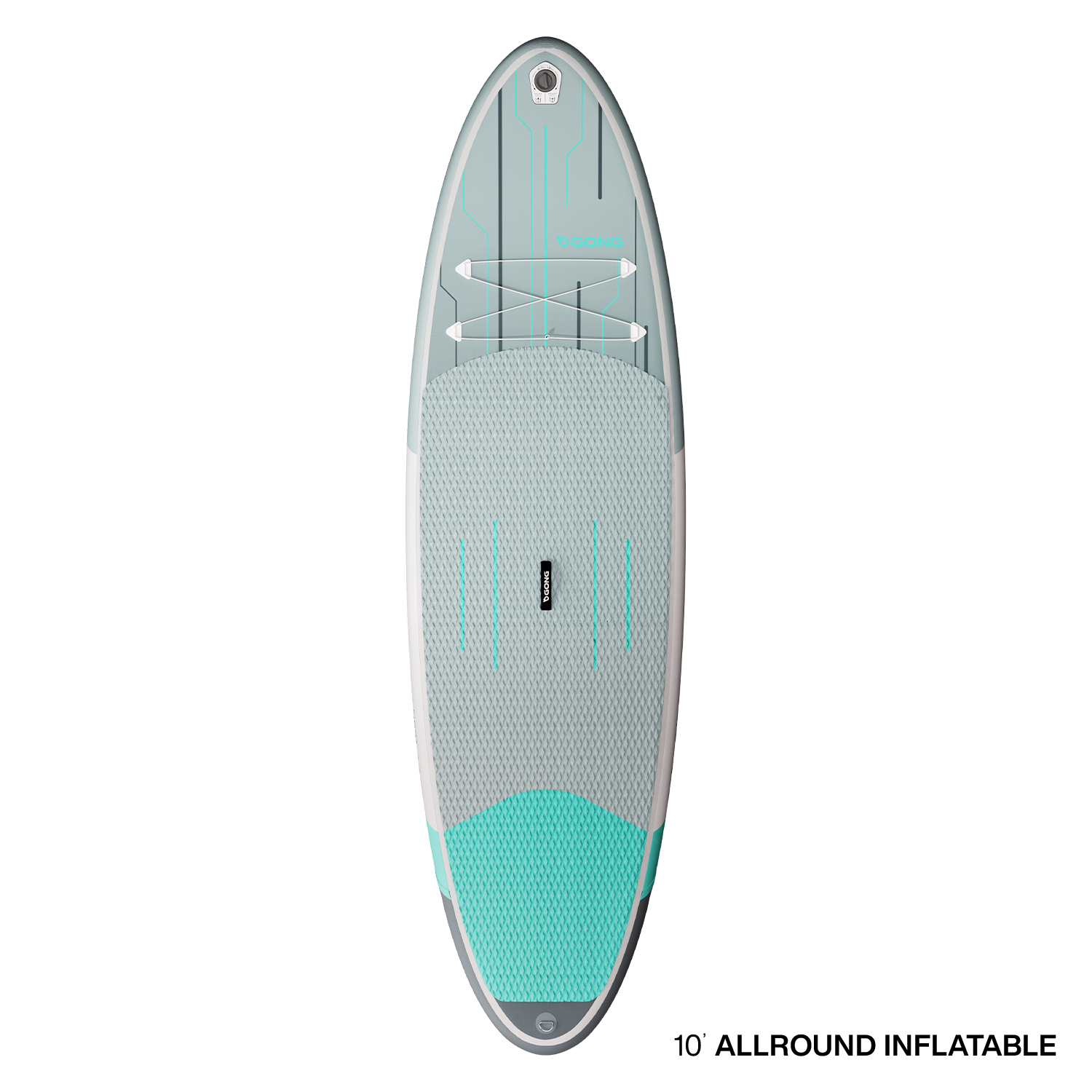Pack SUP Inflatable First Allround - 9'0 Grey / White Second Hand 12609