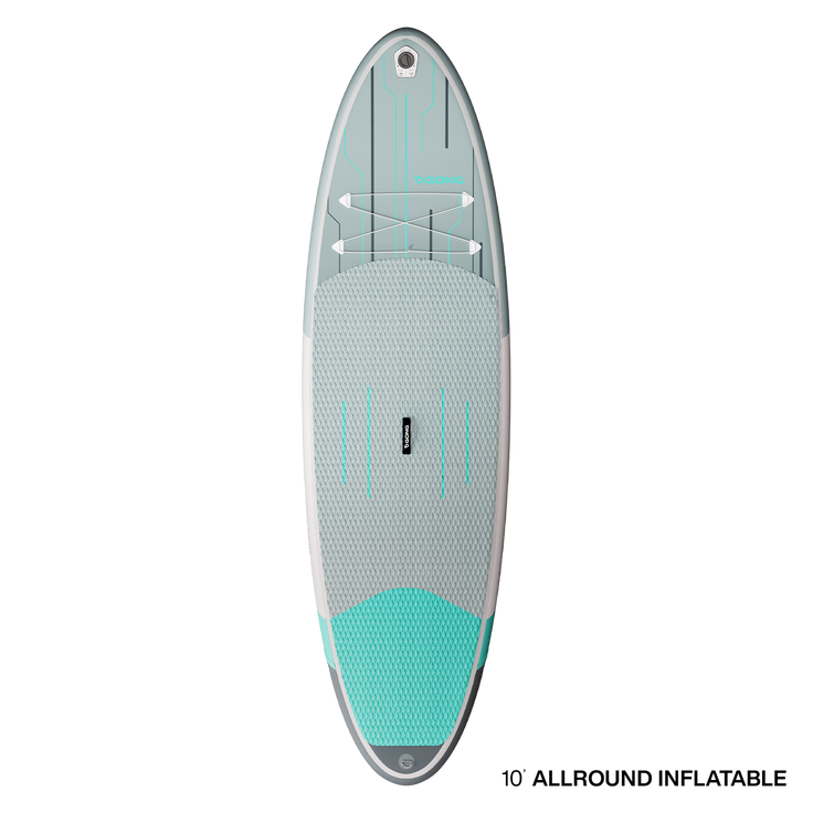 Pack SUP Inflatable First Allround - 9'0 Grey / White Second Hand 12609