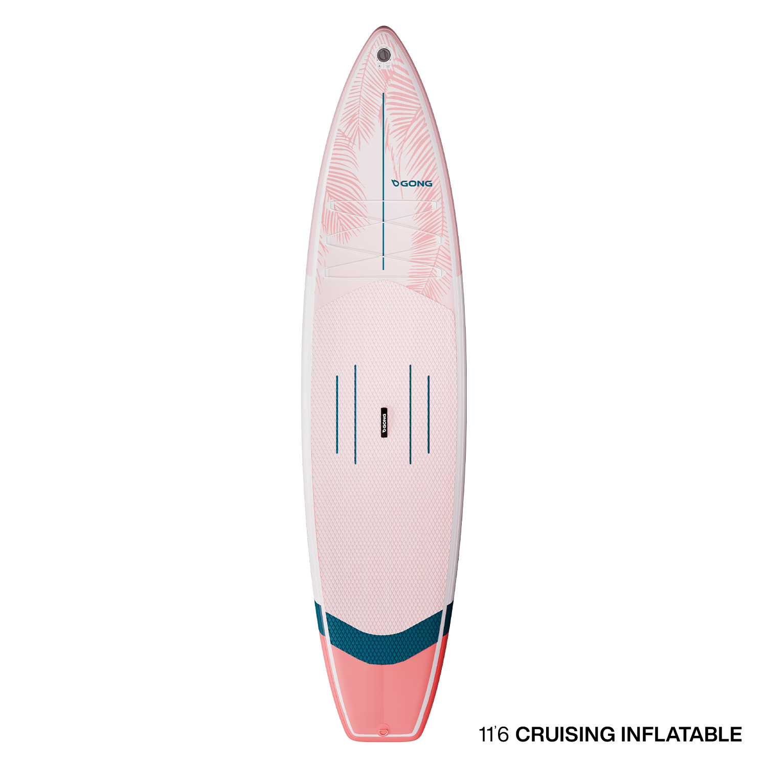 Pack SUP Inflatable First Cruising - 12'6 Pink / White Occasion 12874