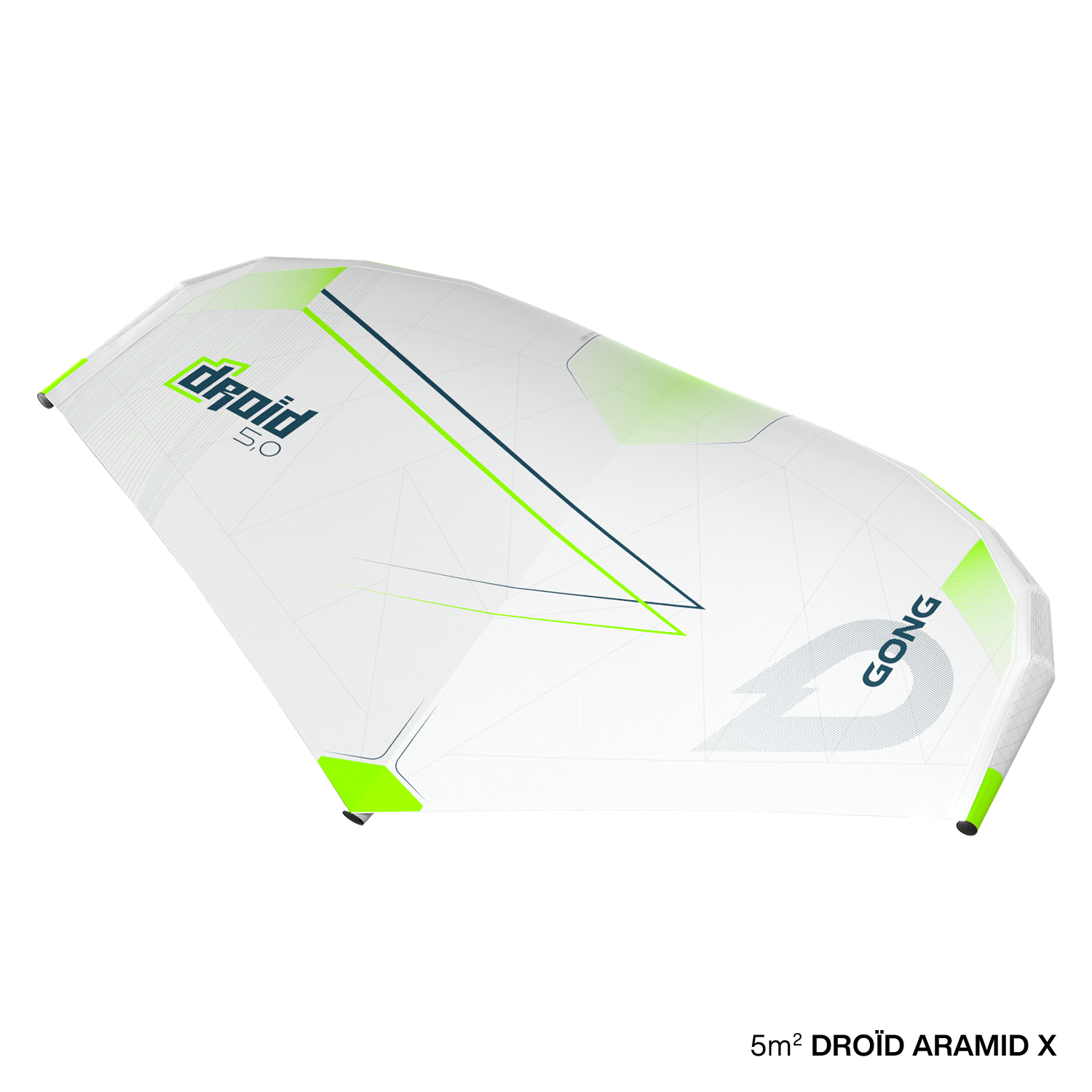 Wing Droid White/Green RH UPE Aramid X 4,5m Occasion 9702