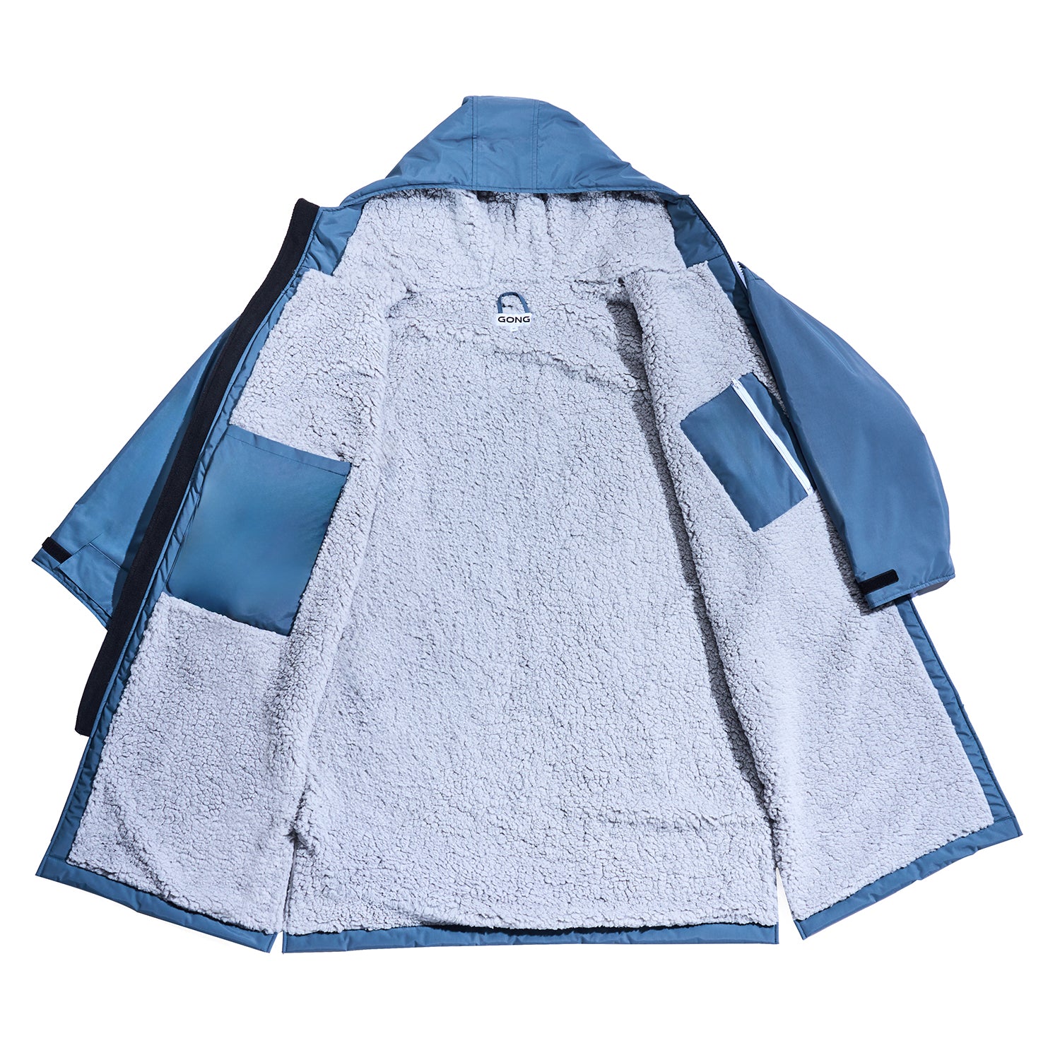 GONG | Poncho Dryfleece Imperméable Bleu