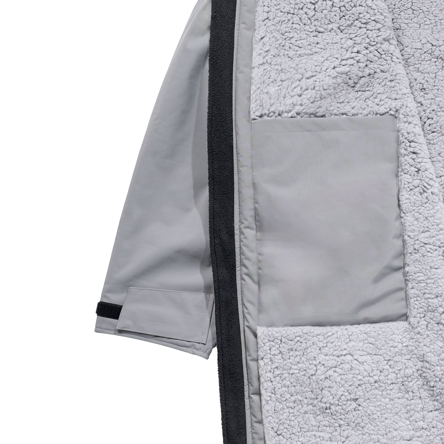GONG | Poncho Dryfleece Imperméable Gris Clair