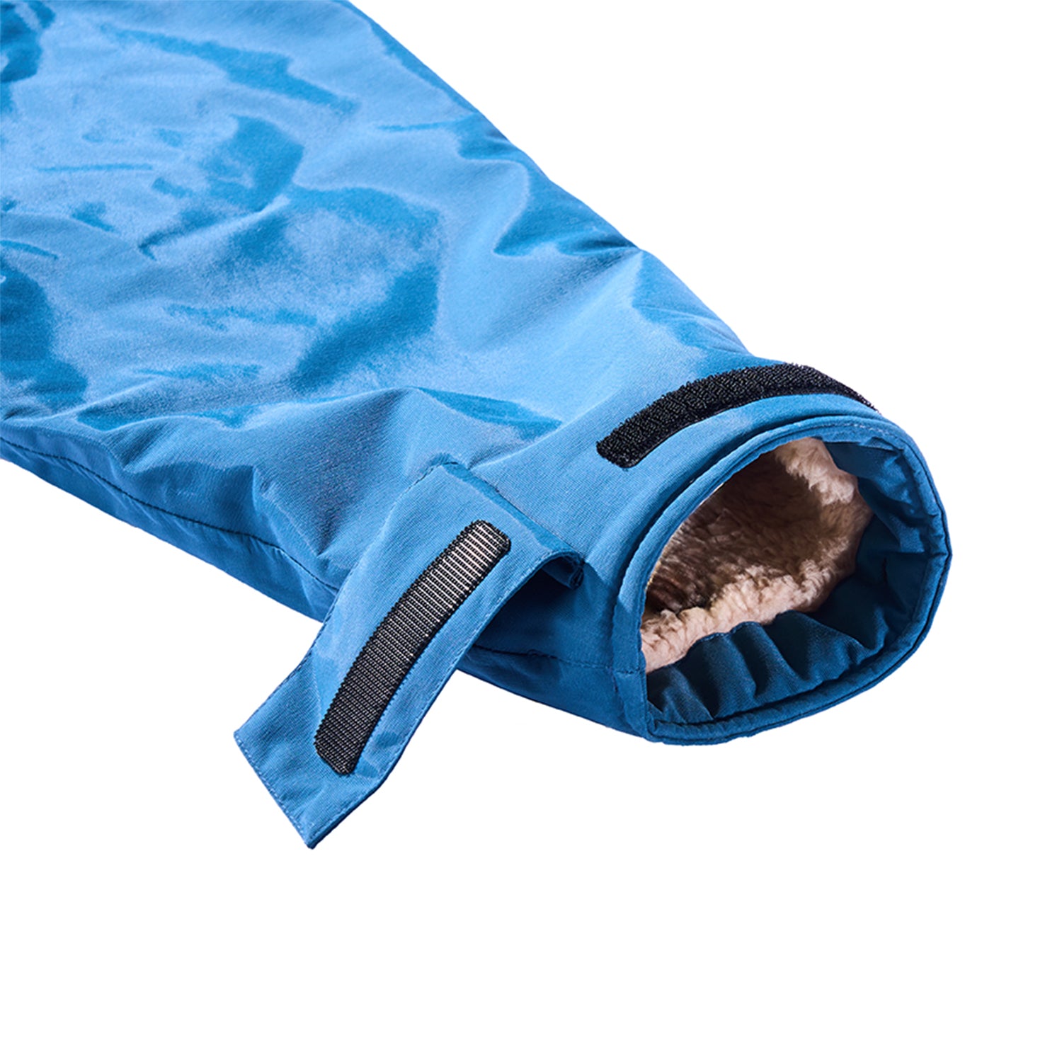 GONG | Poncho Dryfleece Imperméable Sable / Bleu