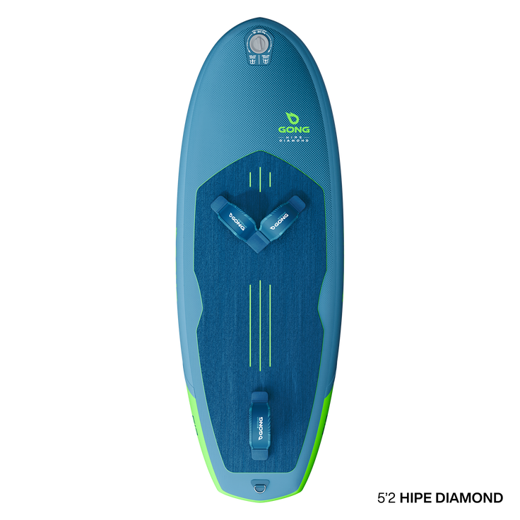 Wing foil Board Inflatable HIPE Diamond - 5'2 Blue / Green Second Hand 12613
