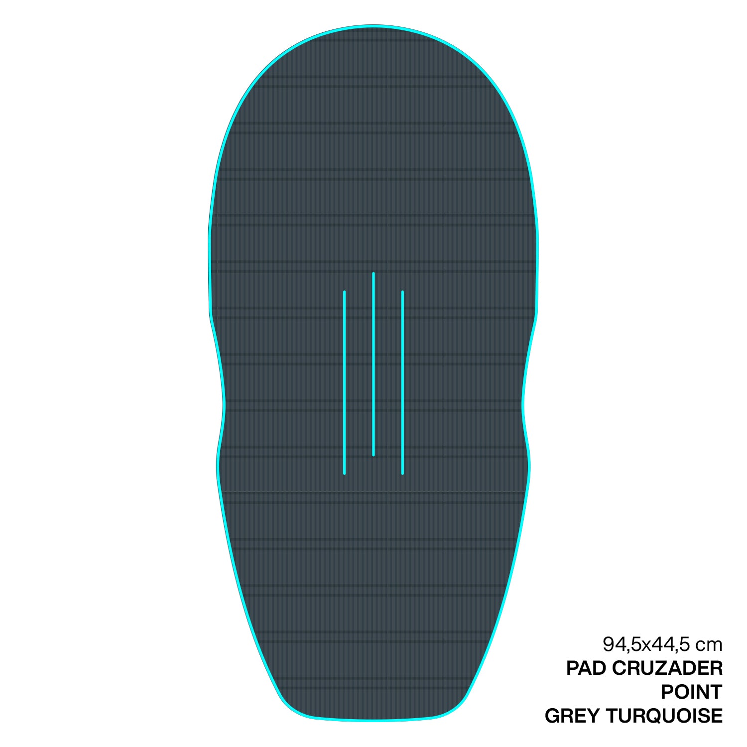 GONG | EVA Wingfoil Ridge Traction Pad Shape Cruzader Point