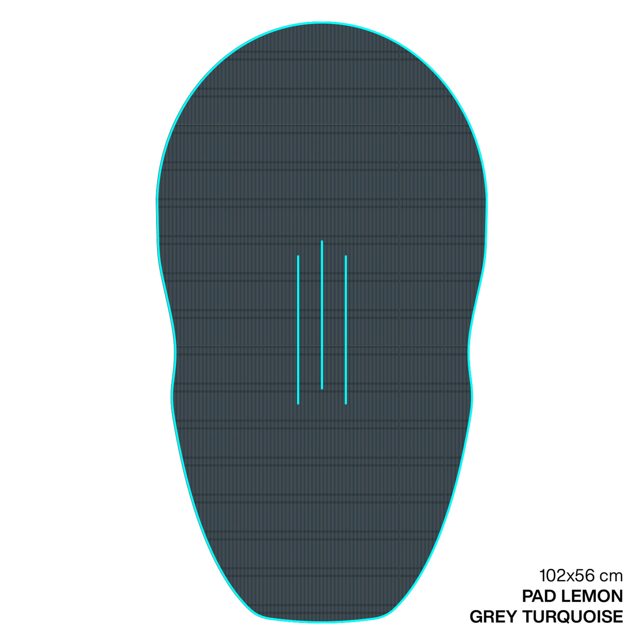 GONG | EVA Wingfoil Ridge Traction Pad Shape Lemon