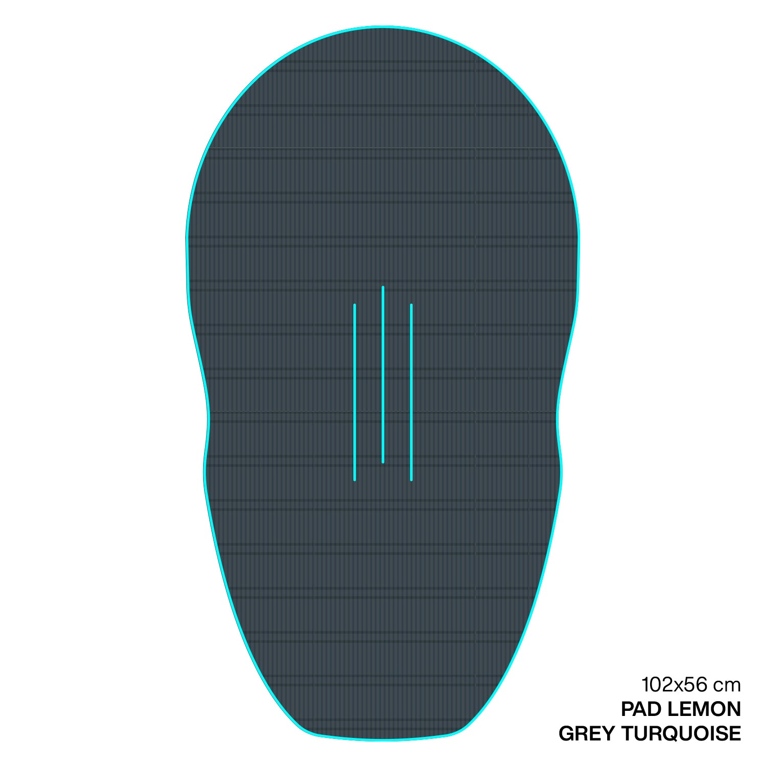 GONG | EVA Wingfoil Ridge Traction Pad Shape Lemon