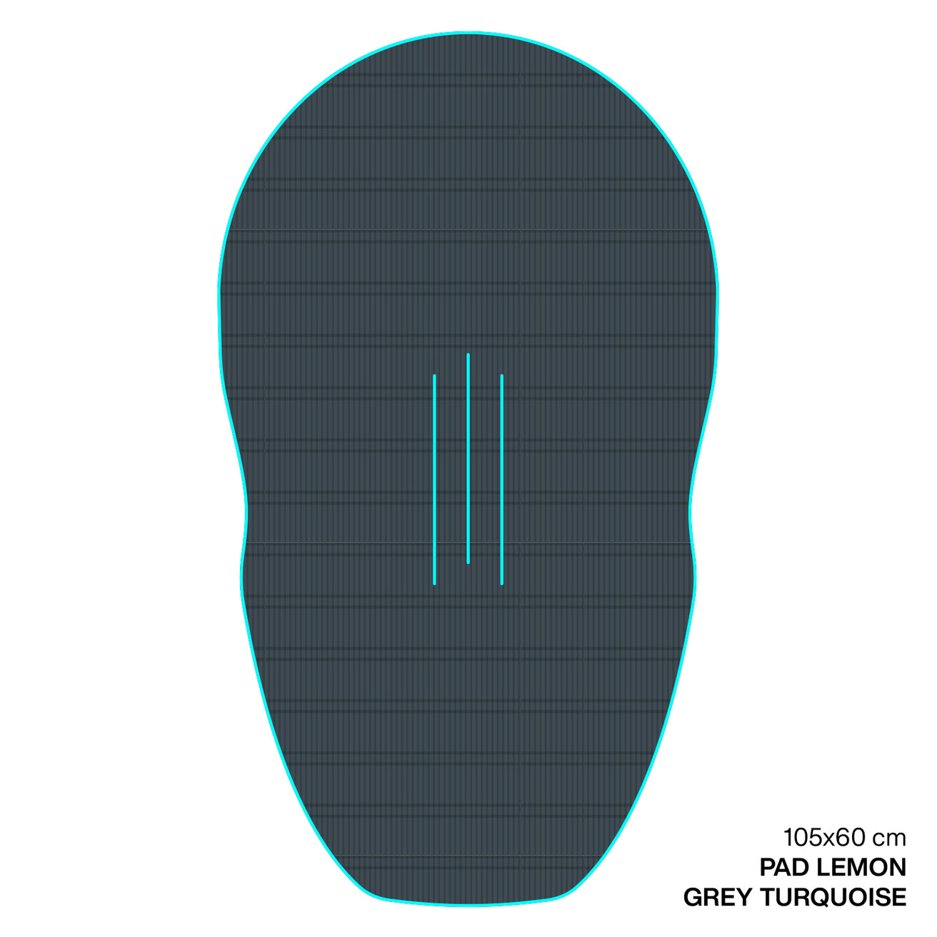 GONG | EVA Wingfoil Ridge Traction Pad Shape Lemon