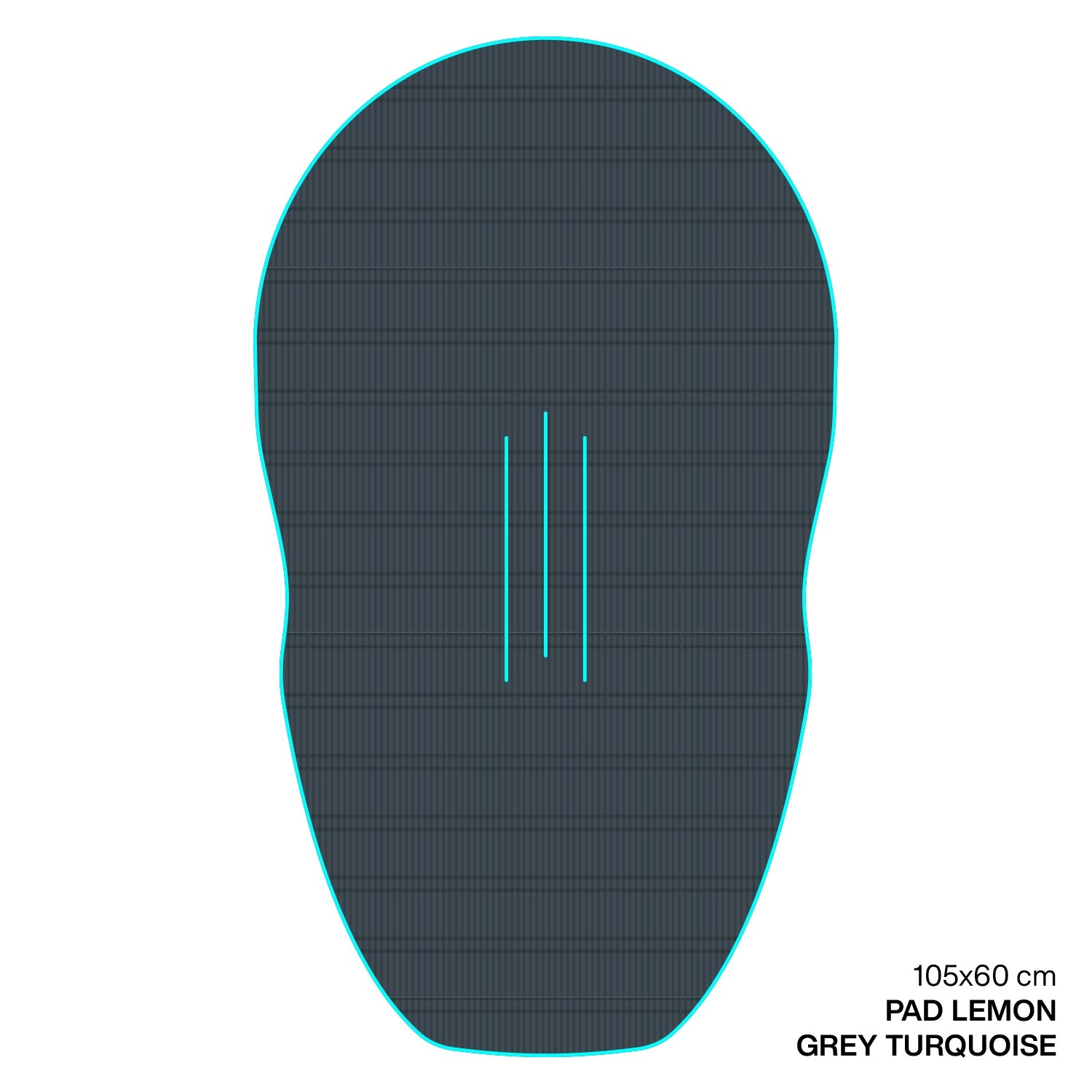 GONG | EVA Wingfoil Ridge Traction Pad Shape Lemon