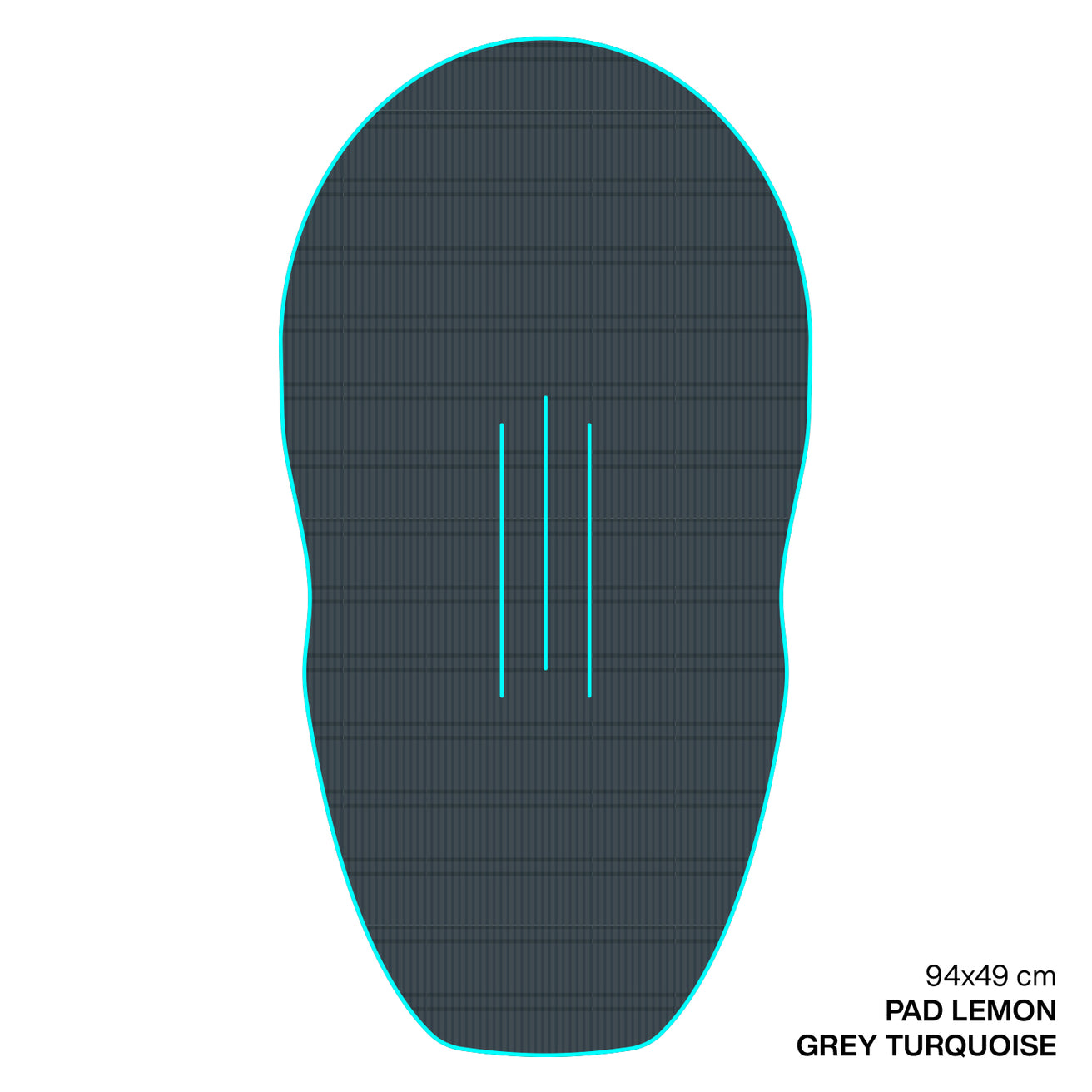GONG | EVA Wingfoil Ridge Traction Pad Shape Lemon