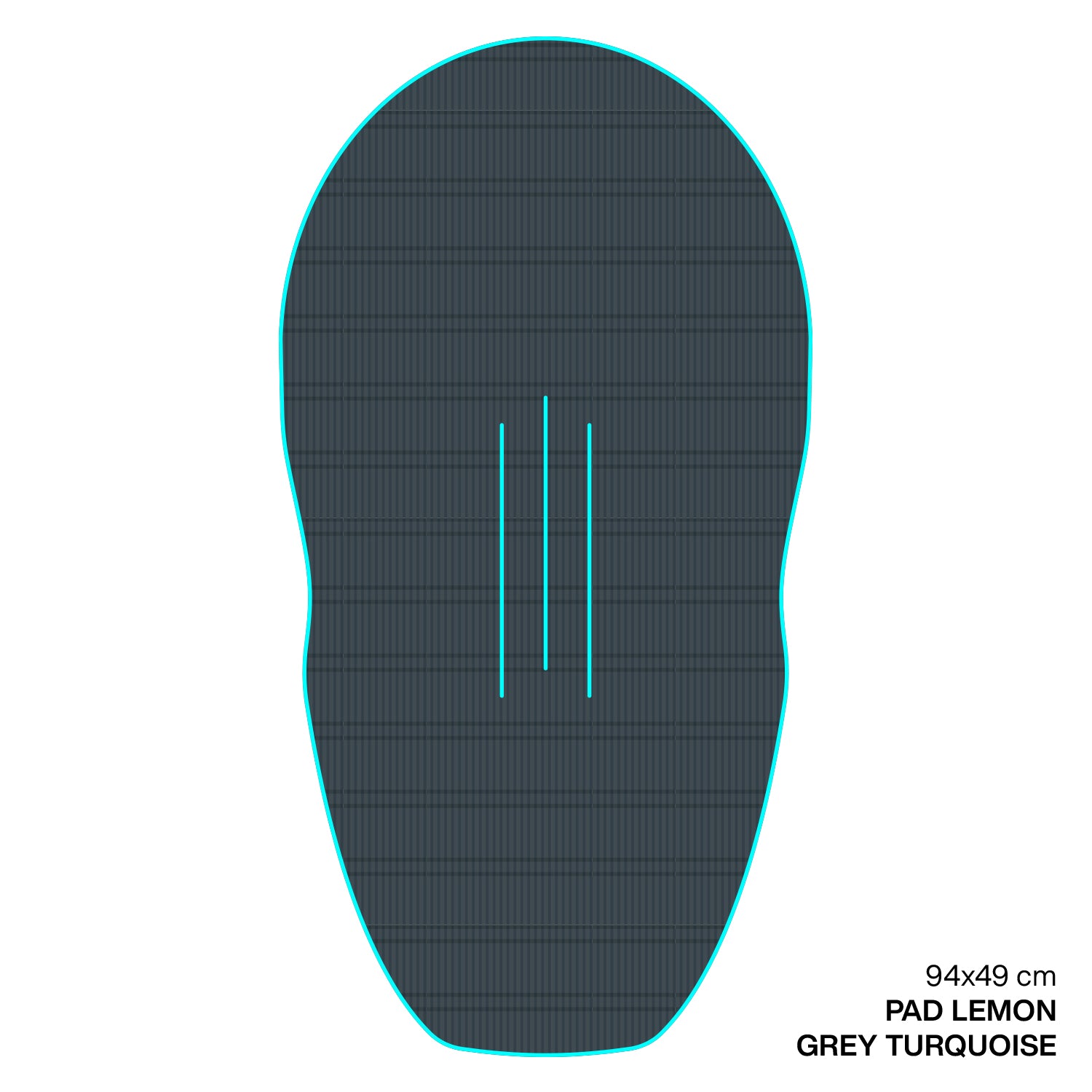 GONG | EVA Wingfoil Ridge Traction Pad Shape Lemon