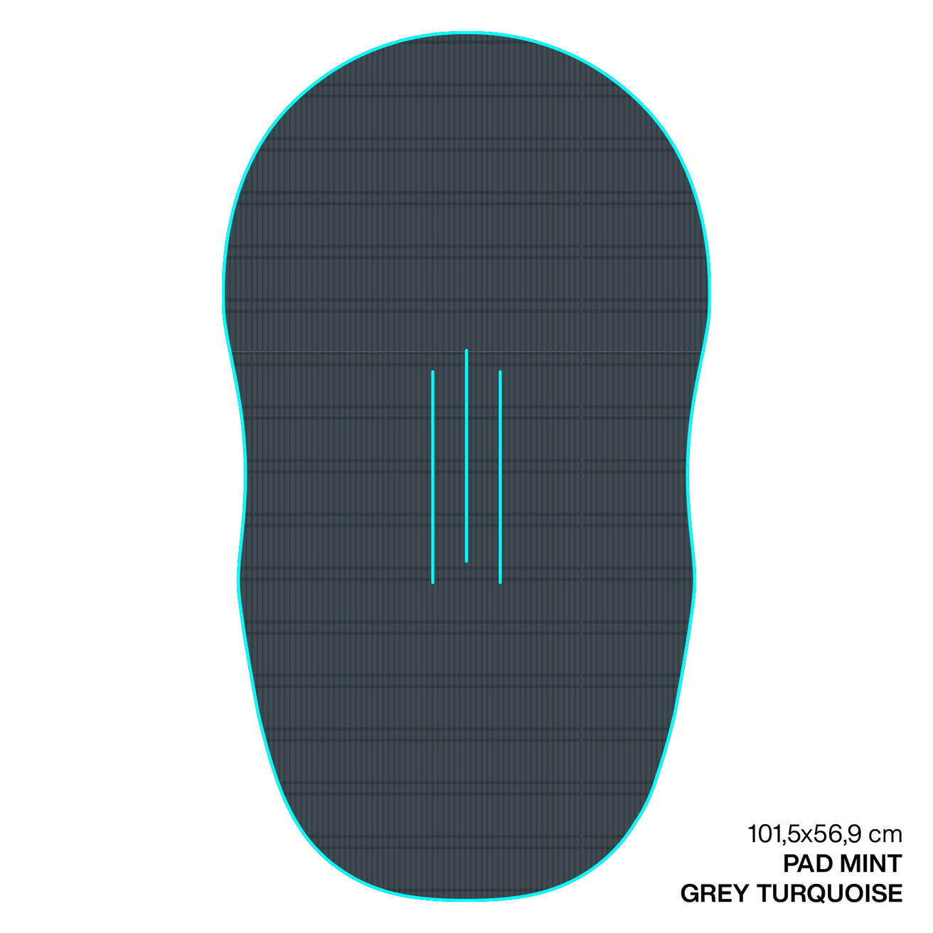 GONG | EVA Wingfoil Ridge Traction Pad Mint Shape