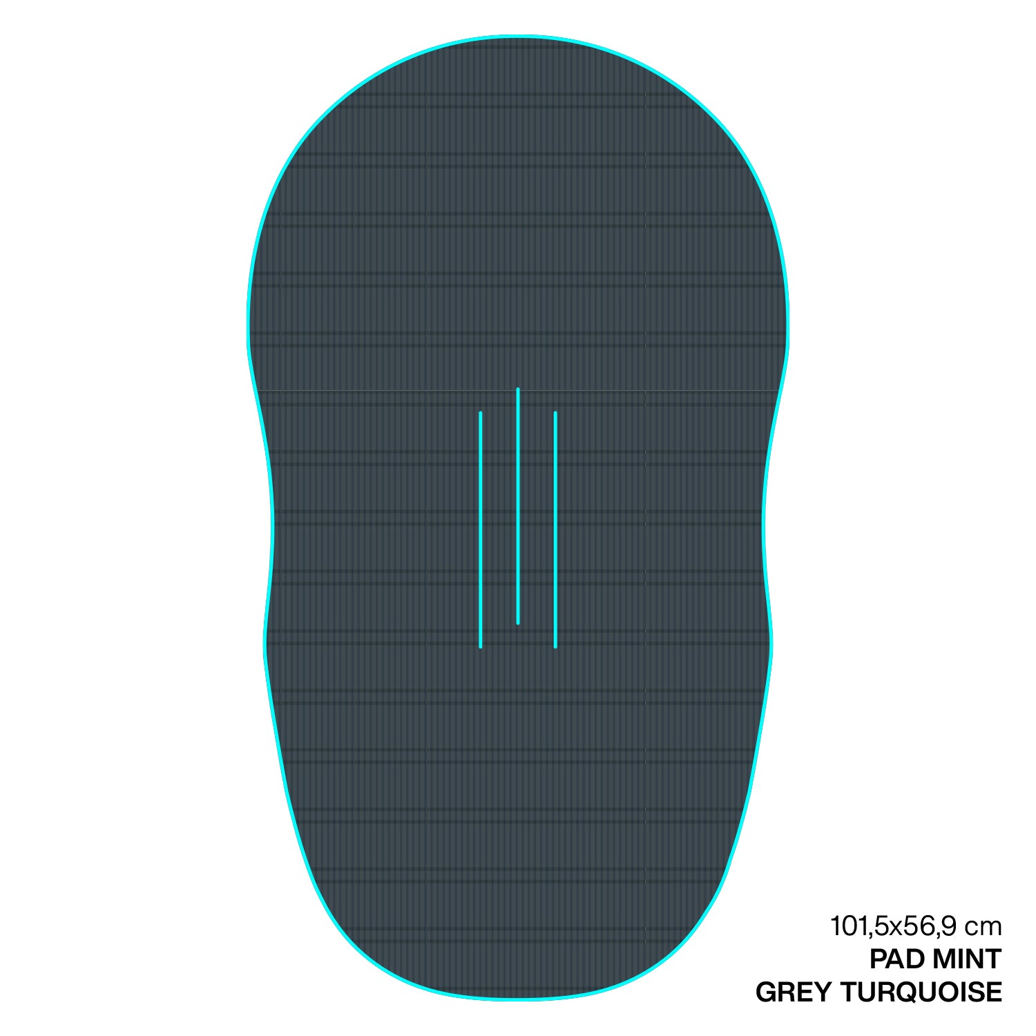 GONG | EVA Wingfoil Ridge Traction Pad Mint Shape