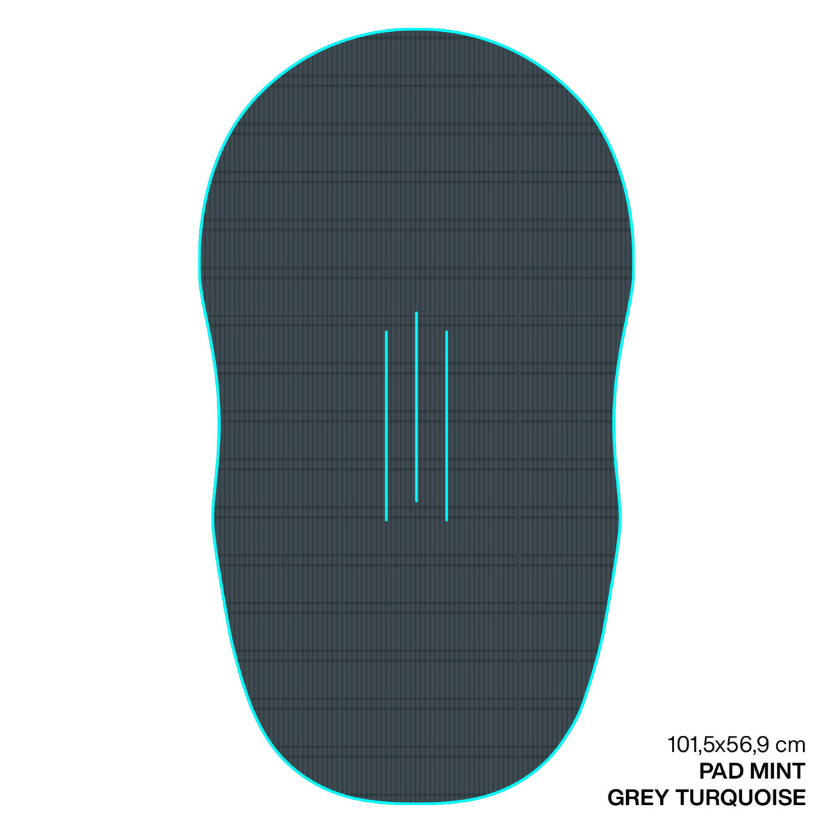 GONG | EVA Wingfoil Ridge Traction Pad Shape Mint