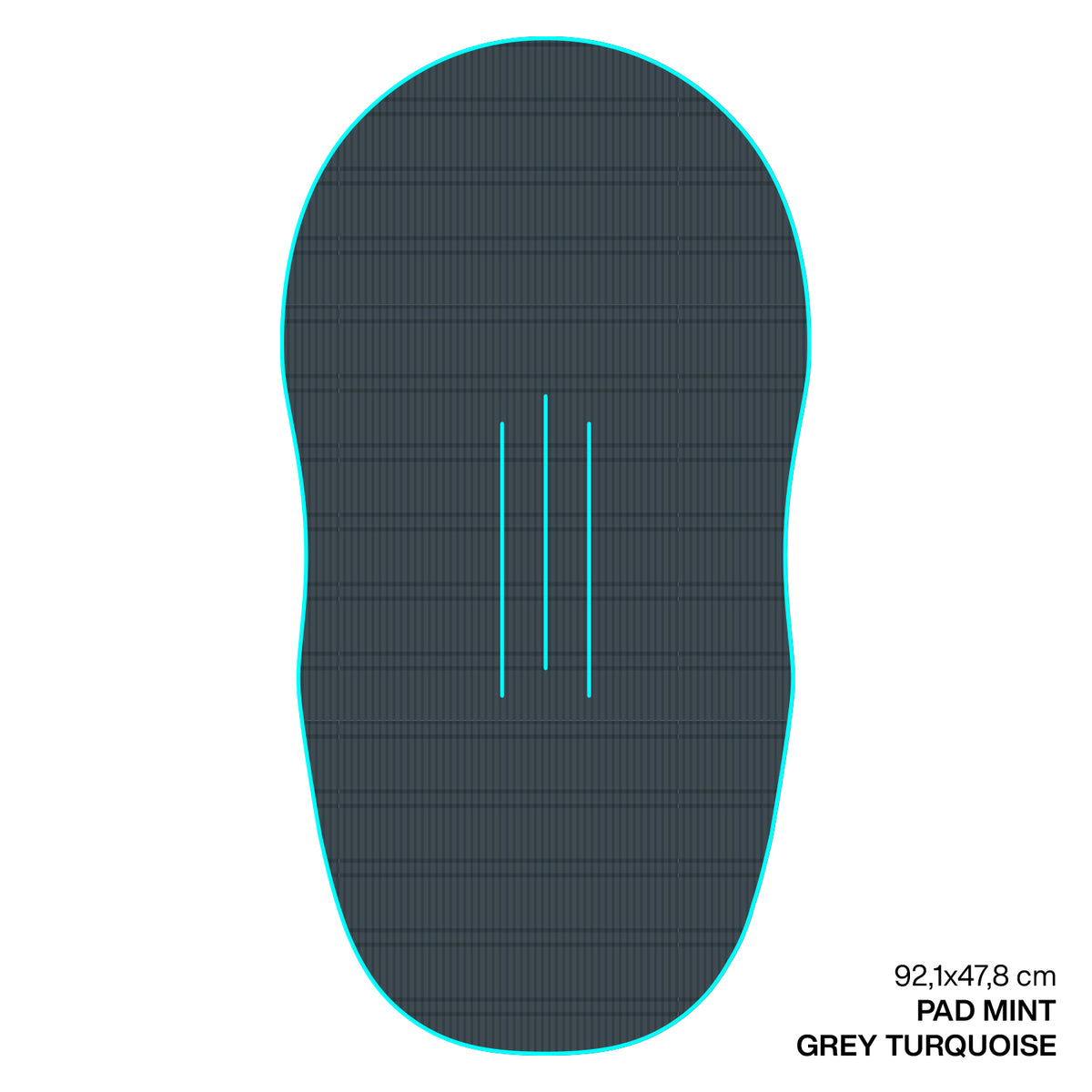 GONG | EVA Wingfoil Ridge Traction Pad Mint Shape
