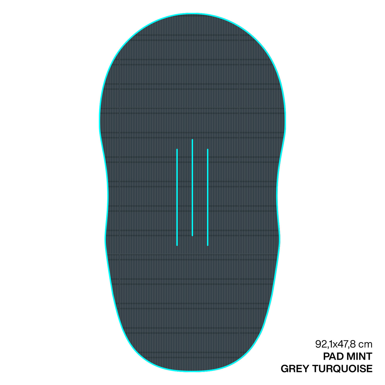 GONG | EVA Wingfoil Ridge Traction Pad Mint Shape