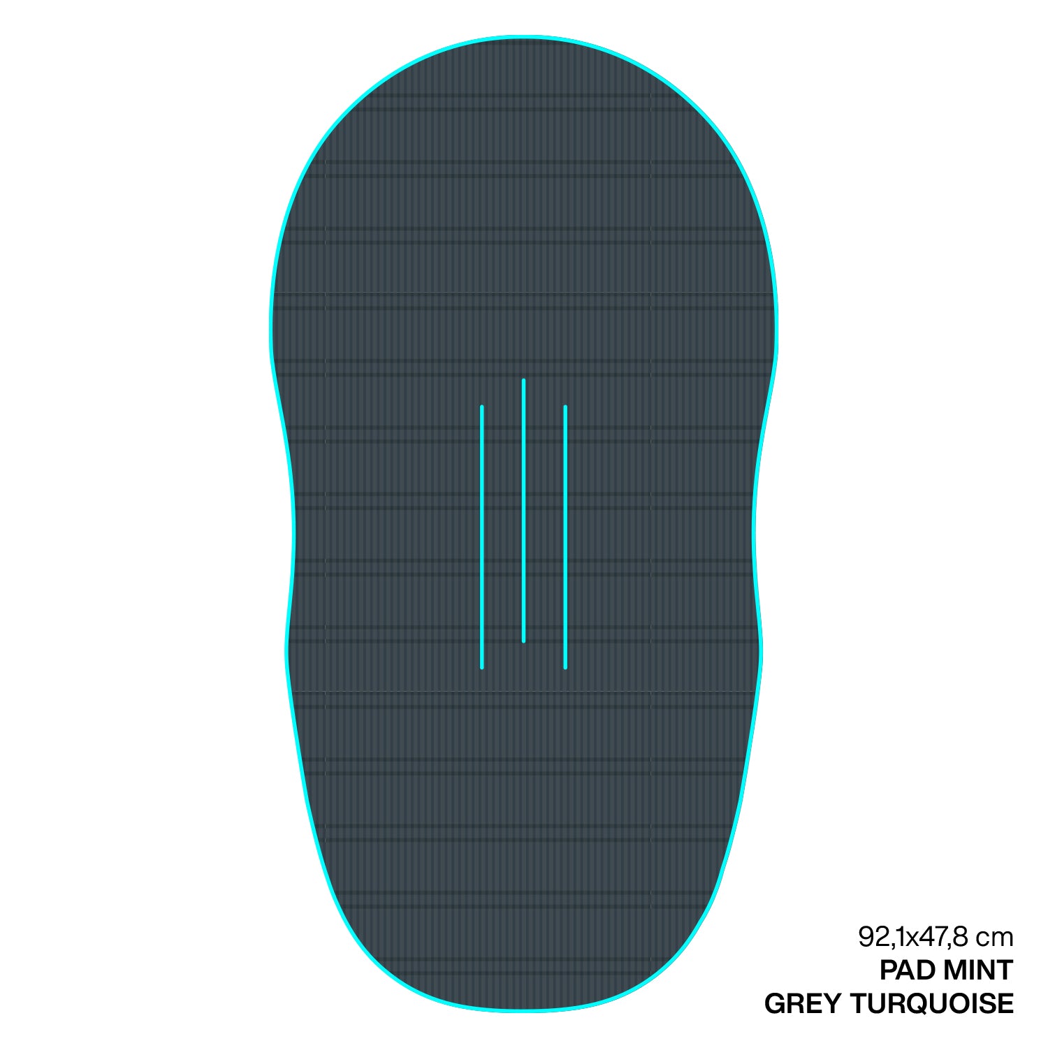 GONG | EVA Wingfoil Ridge Traction Pad Mint Shape
