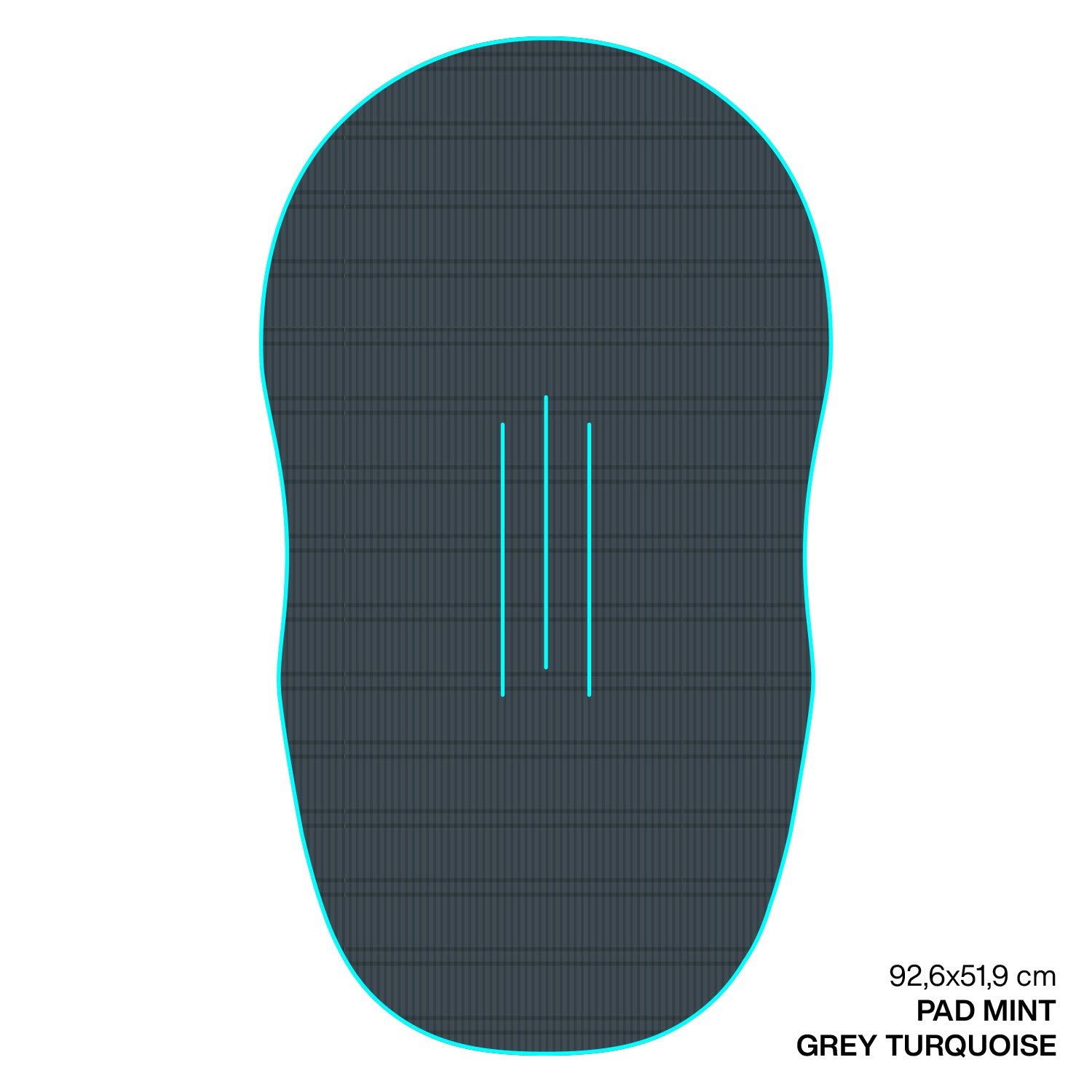 GONG | EVA Wingfoil Ridge Traction Pad Mint Shape